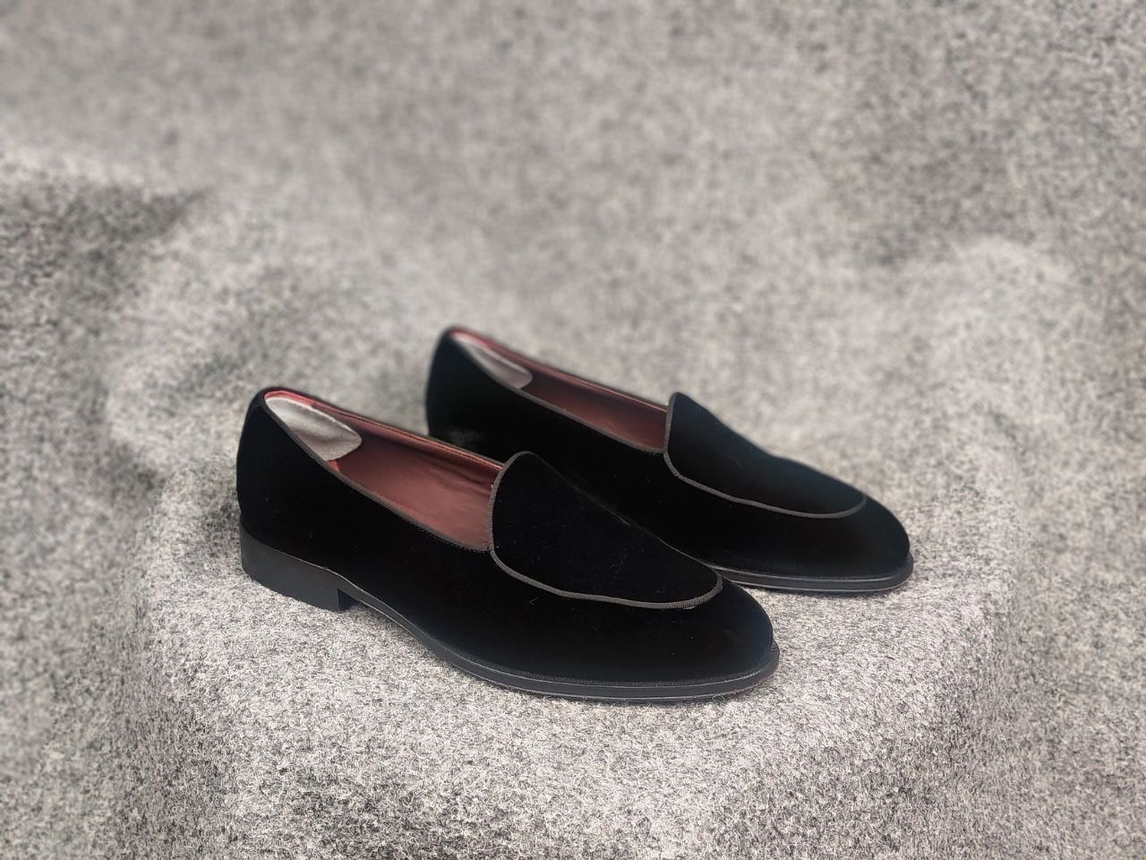 Suitsupply Suitsupply Tuxedo Velour Black Slip On Loafers Formal Shoes Size US 8 / EU 41 - 4 Thumbnail
