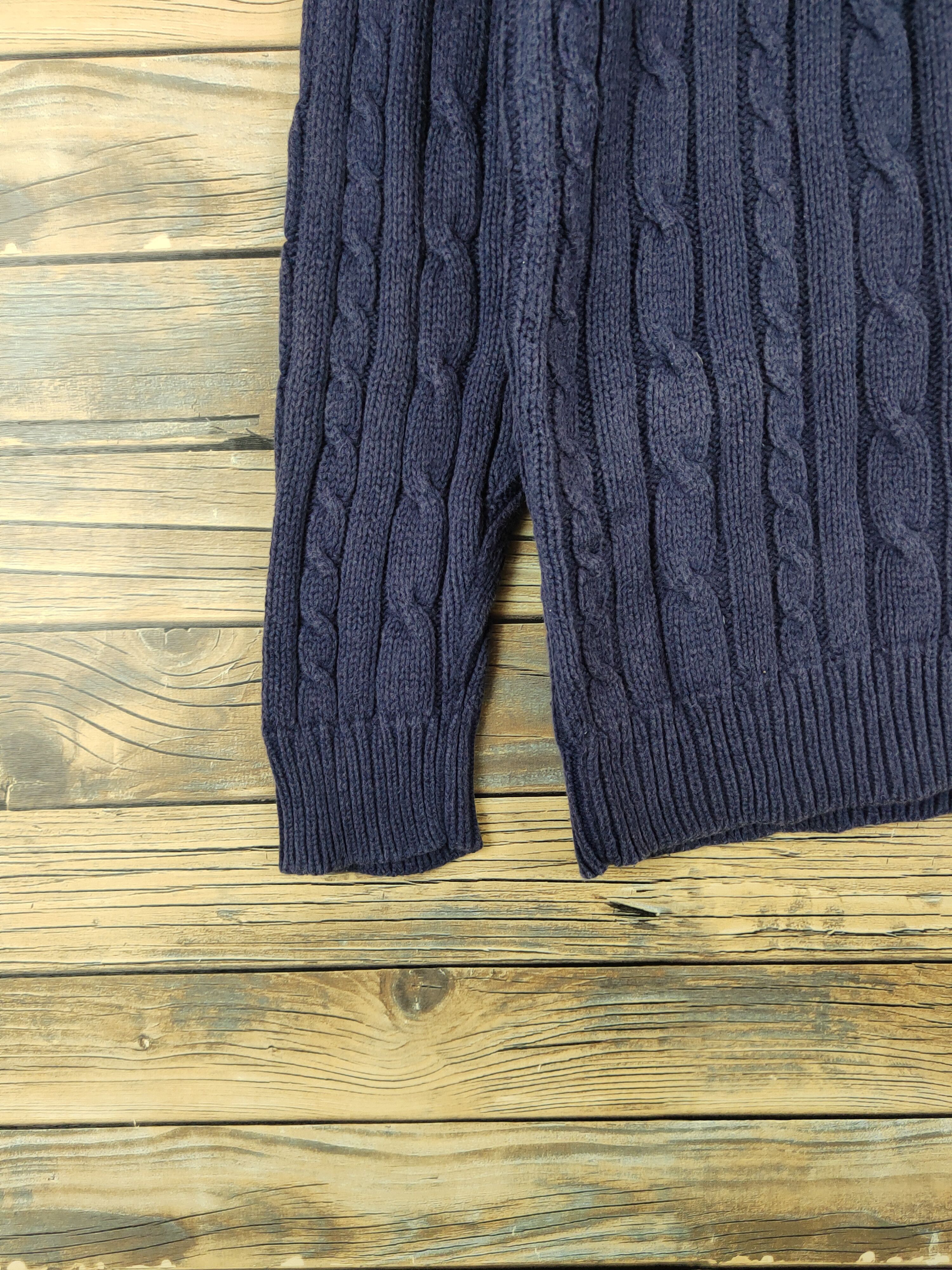 Aran Isles Knitwear × Japanese Brand × Vintage Japanese Brand Navy Faded Knitwear Sweatshirts #W1006 Size US M / EU 48-50 / 2 - 4 Thumbnail
