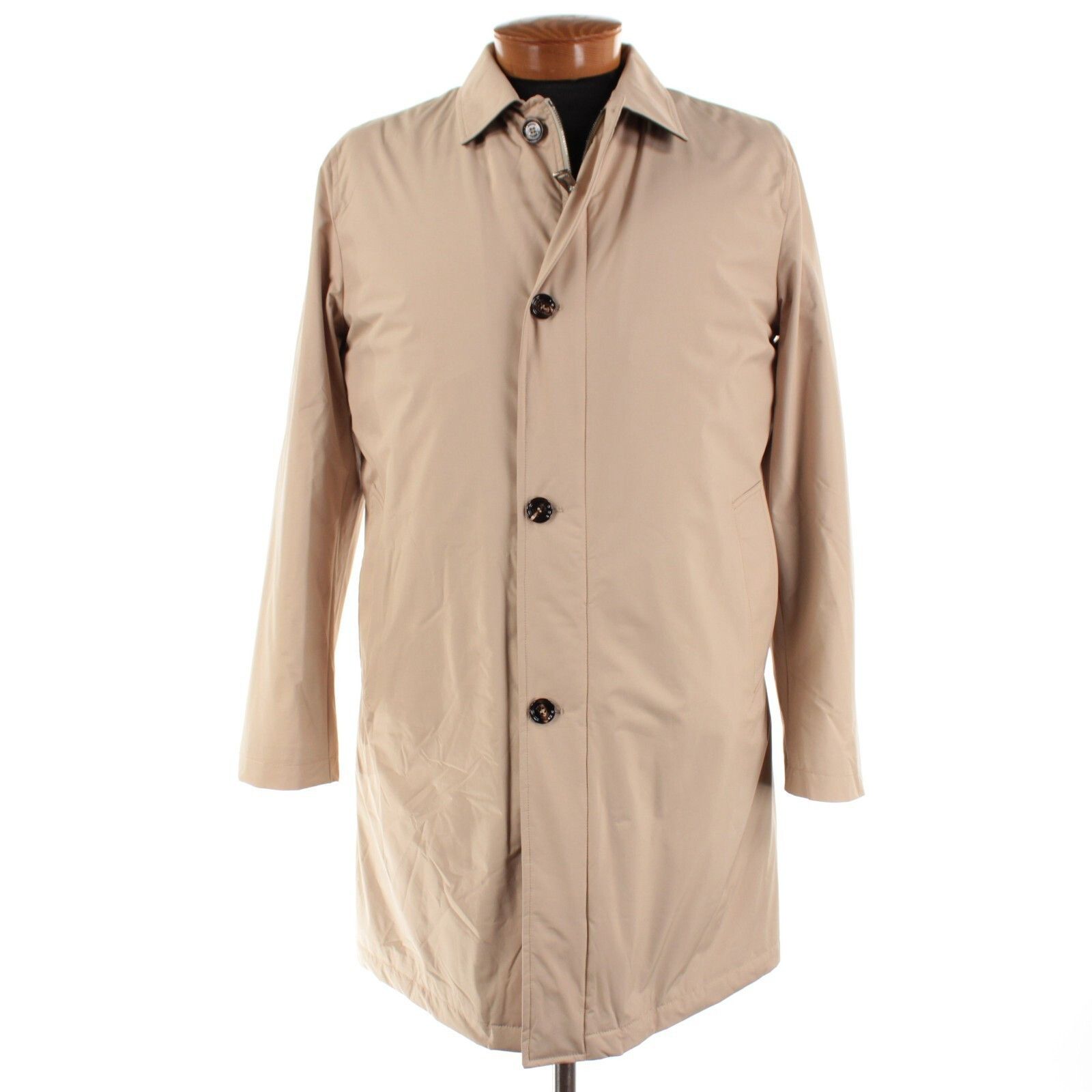 Kiton Kiton Jacket Size M US In Beige Polyester Blend Size US M / EU 48-50 / 2 - 1 Thumbnail