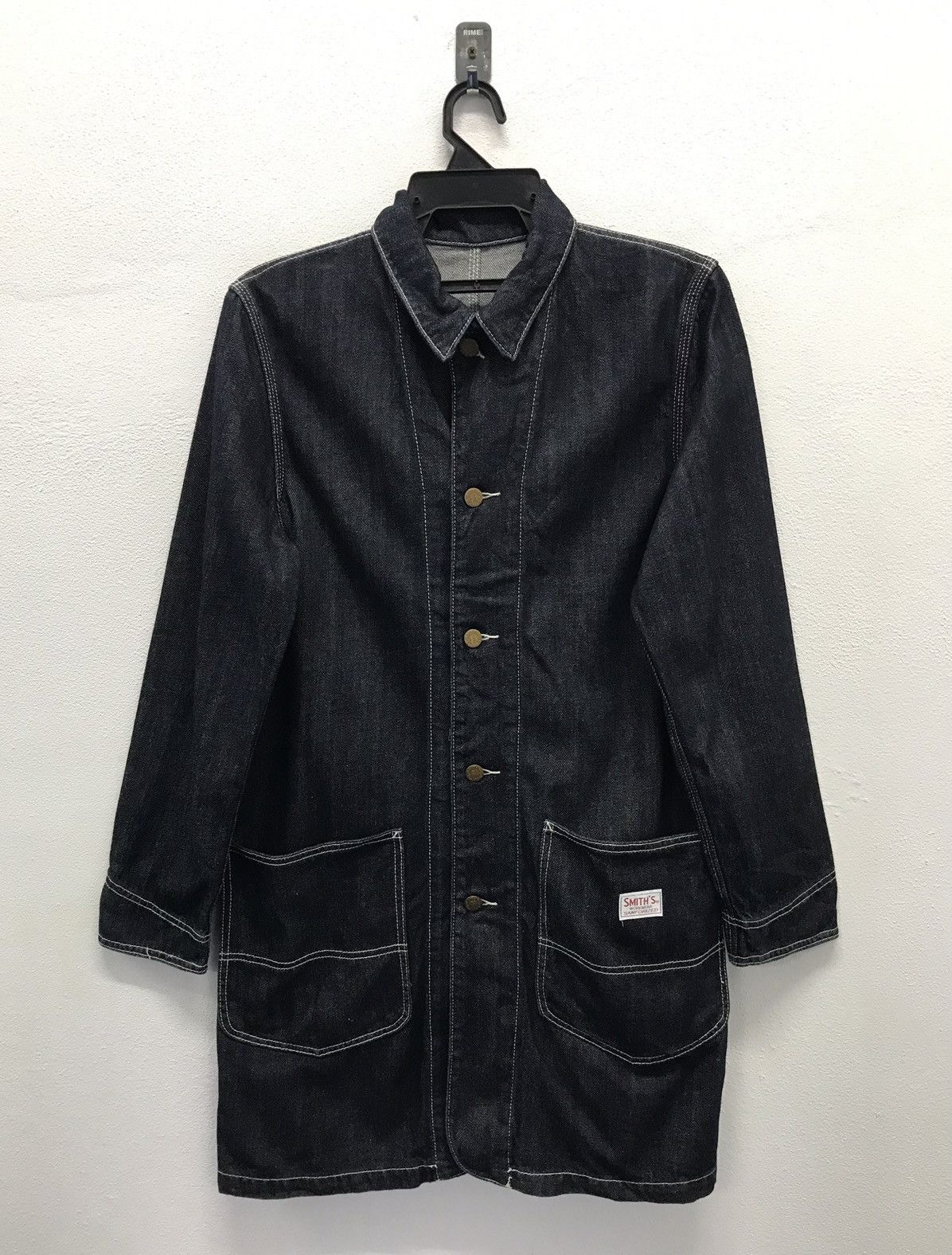 Vintage Vintage Smith’s Workwear Samforized Denim Jacket Size US XXS / EU 40 - 1 Thumbnail
