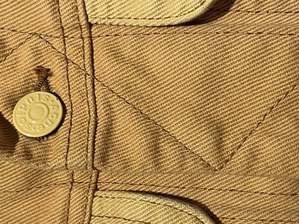 Acne Studios Acne Studios yellow/beige denim jacket Size US S / EU 44-46 / 1 - 6 Thumbnail