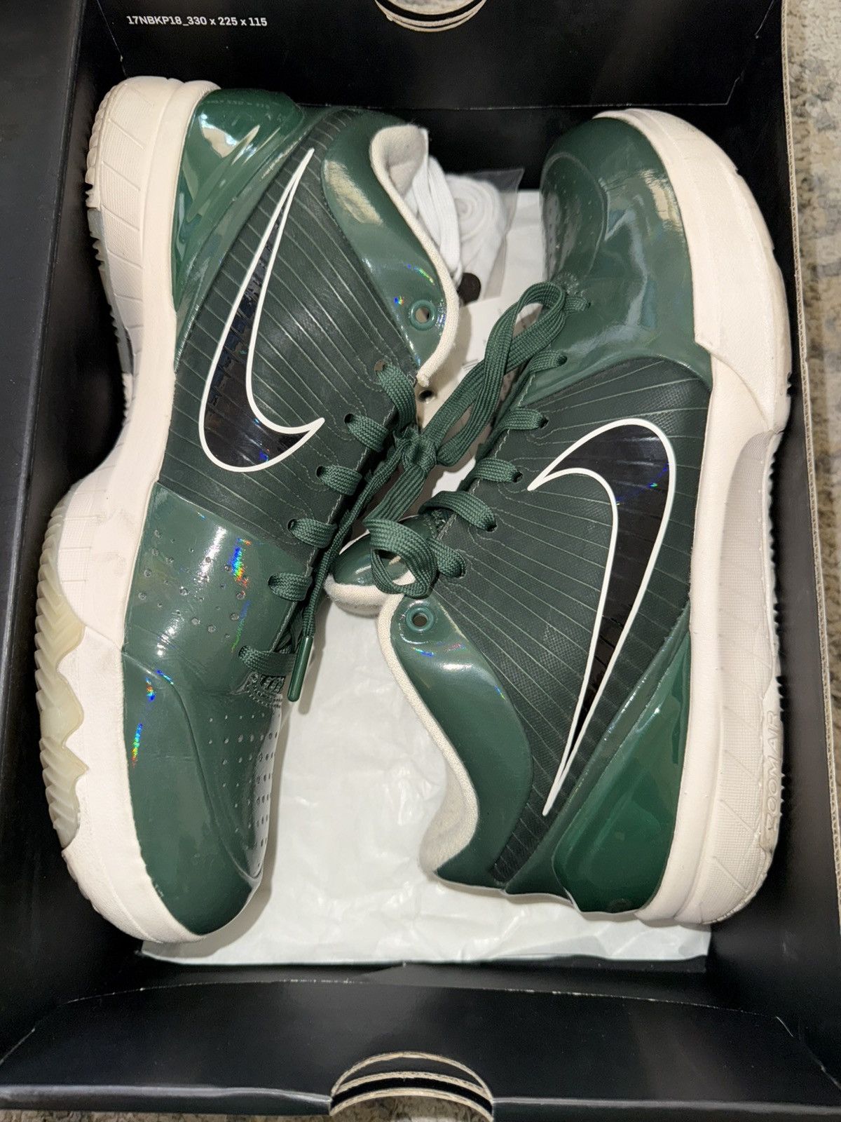 Nike Kobe 4 Undefeated Protro Fir Size US 9.5 / EU 42-43 - 3 Thumbnail