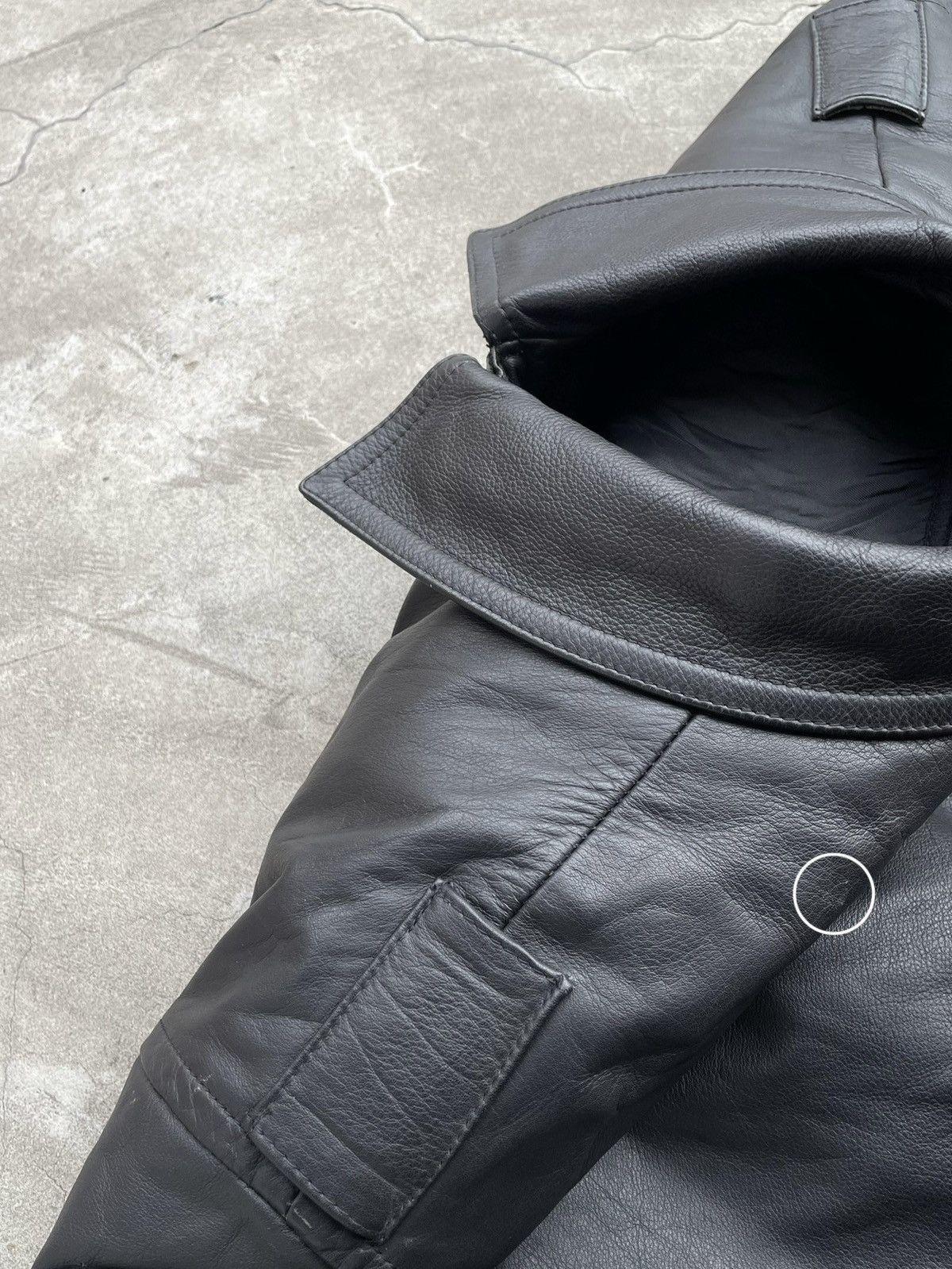 Vintage 1994 German Police Officer’s Jacket; Tanned Lambskin; Riri Size US XXL / EU 58 / 5 - 20 Thumbnail