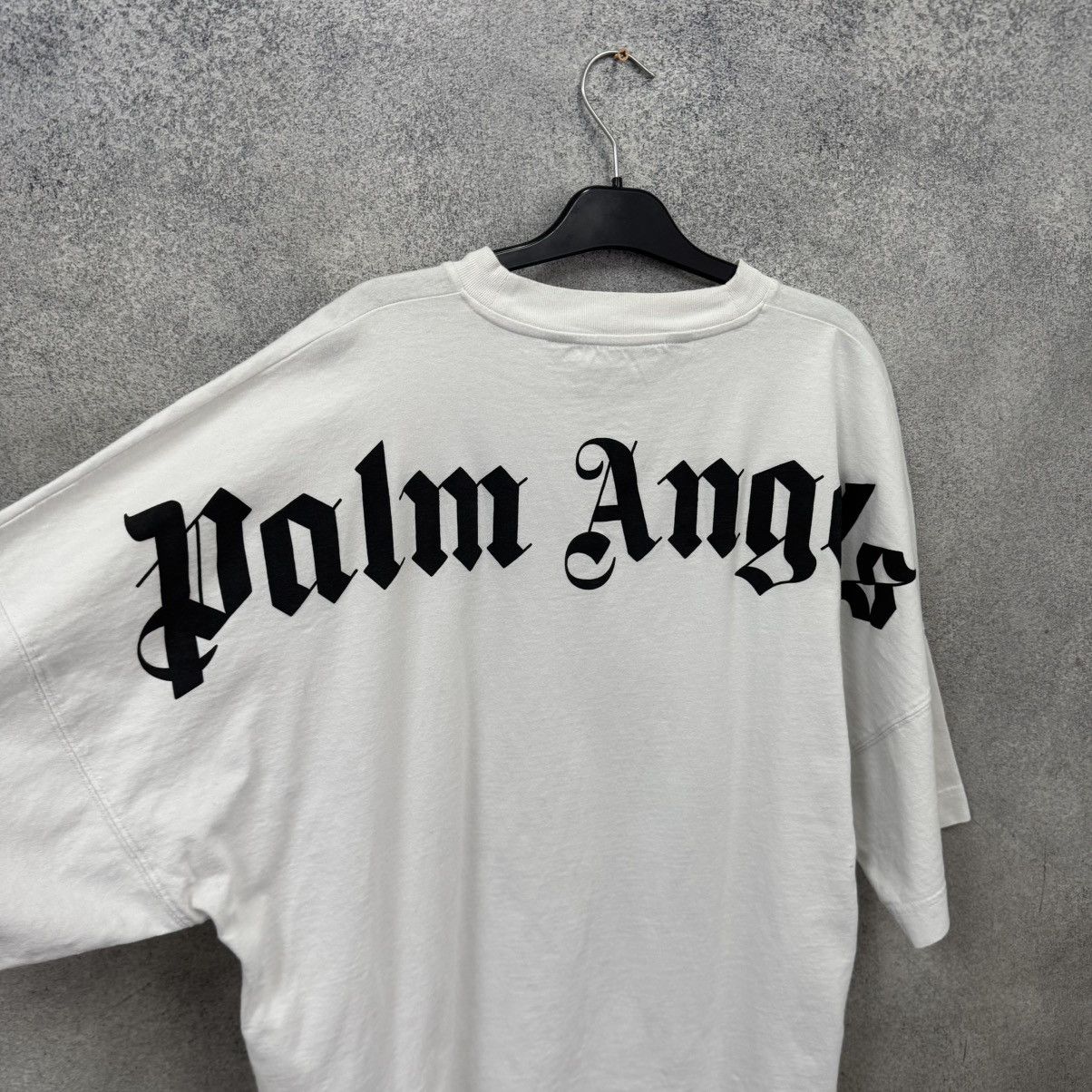 Palm Angels Palm Angels T Shirt White Big Logo Oversize Size US M / EU 48-50 / 2 - 2 Thumbnail
