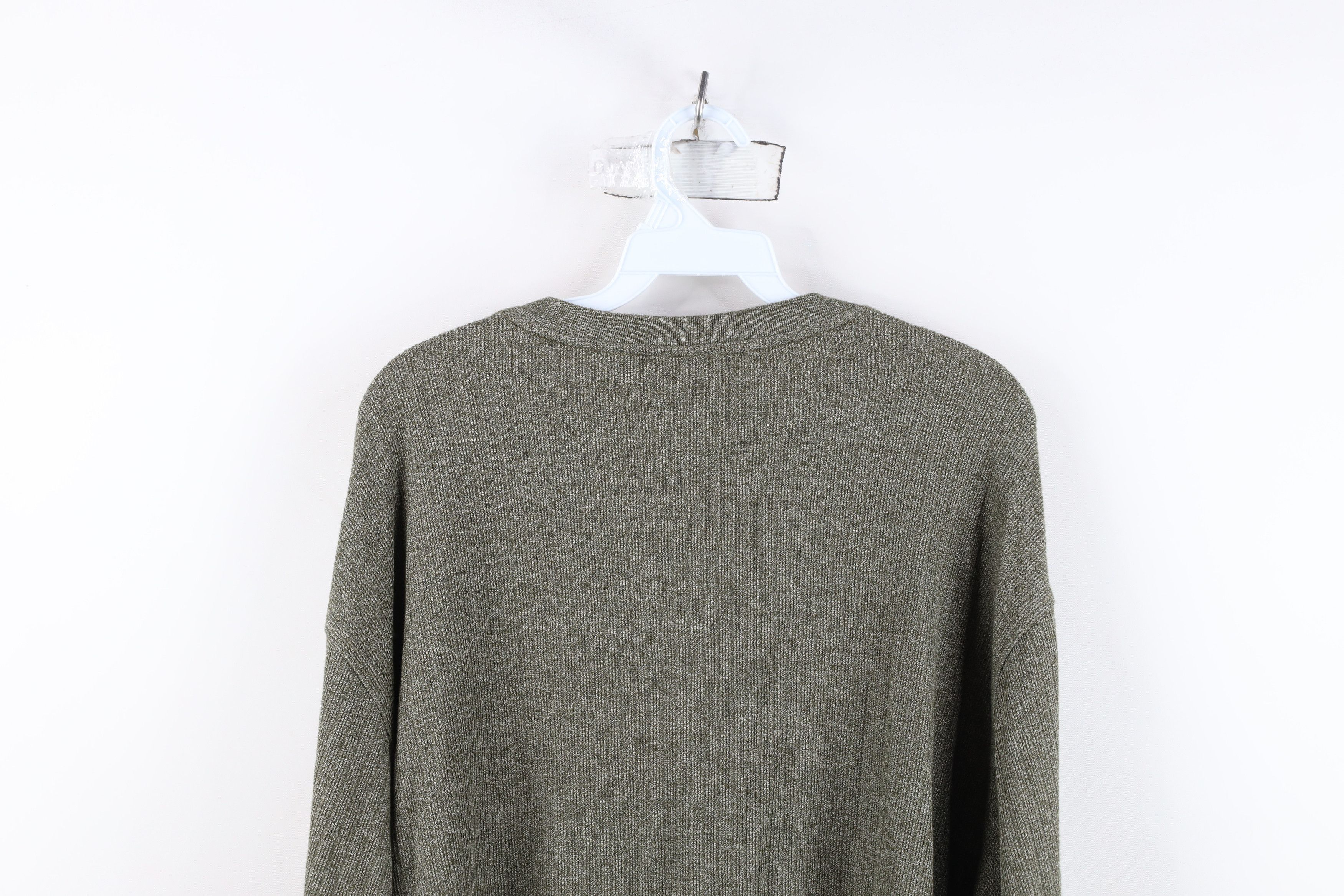 Vintage Vintage 90s Streetwear Ribbed Long Sleeve Henley T-Shirt Size US XL / EU 56 / 4 - 9 Thumbnail