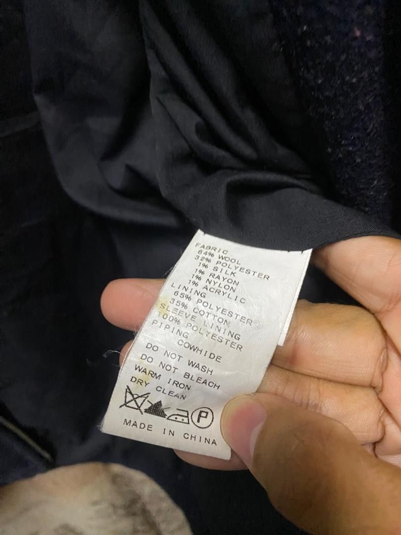 Japanese Brand Simplicite Plus Wool Hoodie Zip up Jacket Size US M / EU 48-50 / 2 - 7 Thumbnail