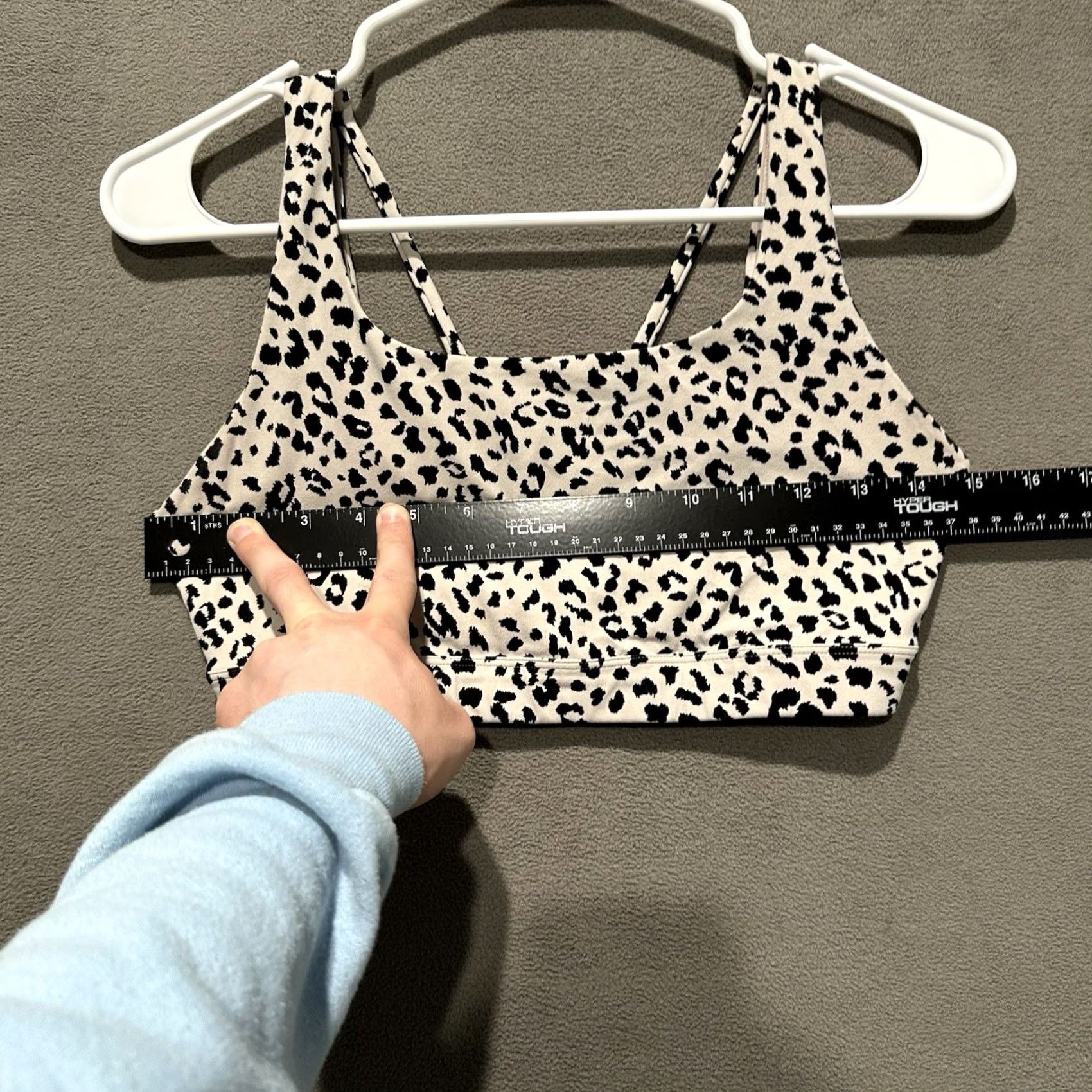 Athleta Athleta Exhale Bra Womens Small Cheetah Animal Print Beige Size ONE SIZE - 5 Thumbnail