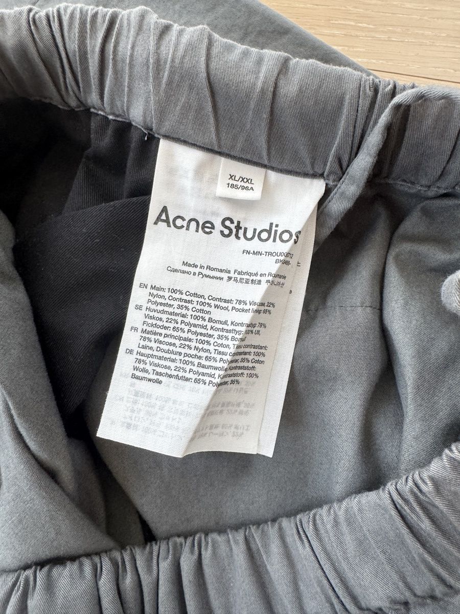 Acne Studios Acne Studios Patchwork Wide Leg Trousers Grey Size US 36 / EU 52 - 4 Thumbnail