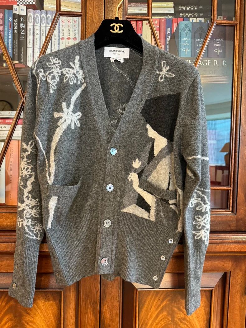 Thom Browne Thom Browne Cashmere cardigan Size US XS / EU 42 / 0 - 1 Thumbnail