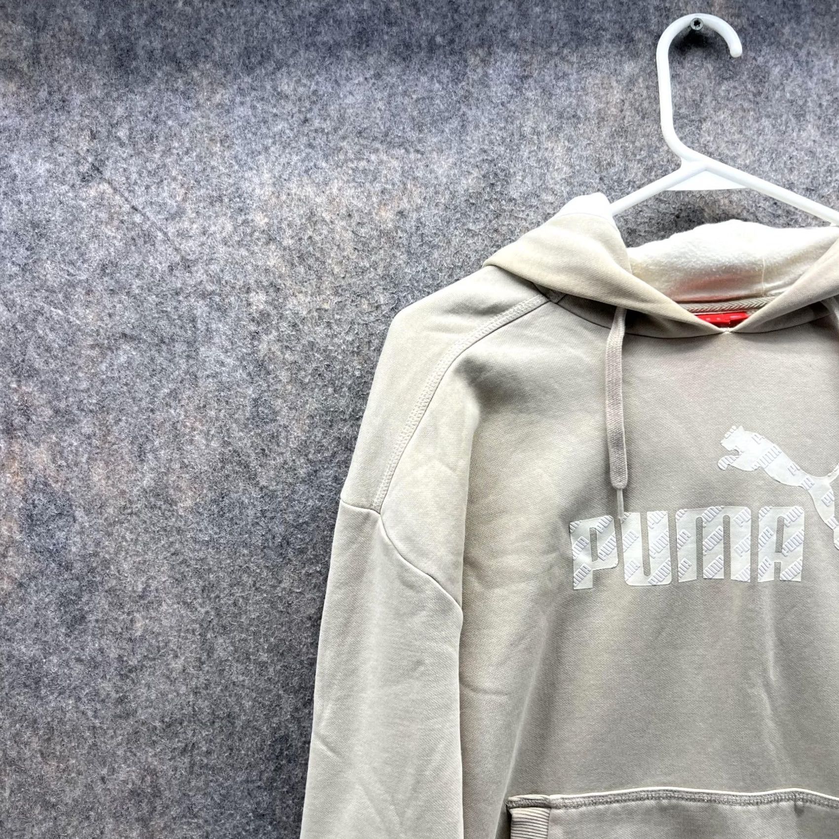 Puma PUMA Sweater Men Medium Adult Khaki Beiges Pullover Hooded Fleece Cotton Logo Long Sleeve Sweter Jacket Sweatshirt Regular Shirt Size US M / EU 48-50 / 2 - 3 Thumbnail