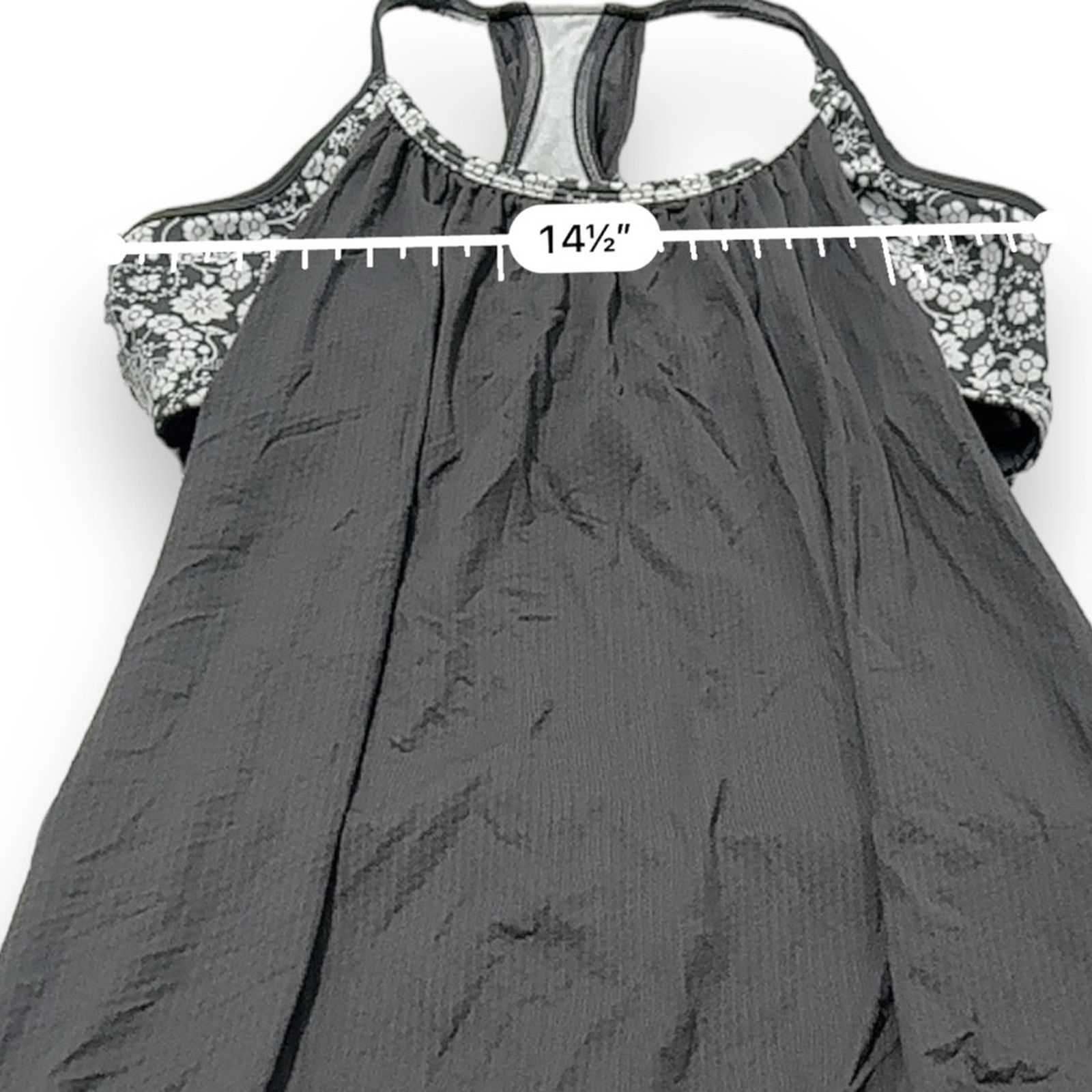 Lululemon Lululemon No Limits Tank Top in Soot Light Size S / US 4 / IT 40 - 6 Thumbnail
