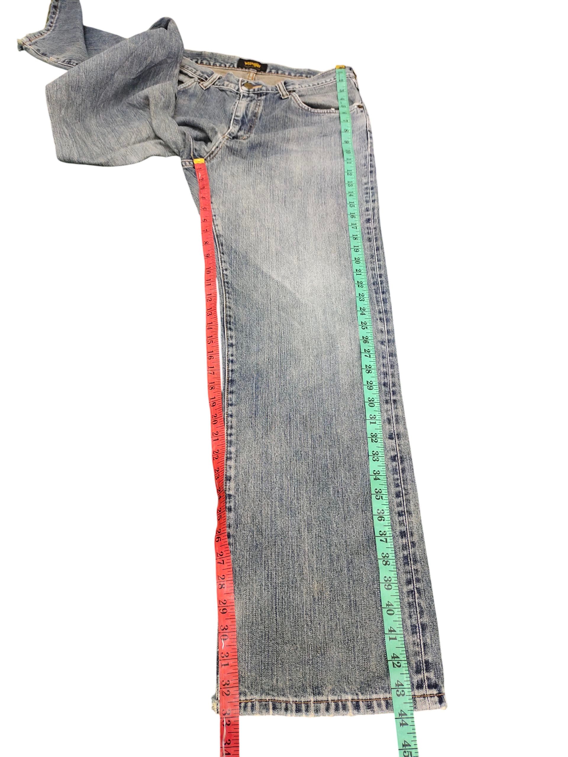Undercover Vintage 90s Wrangler Regular Distress Sand Wash Denim Jeans Size US 33 - 15 Thumbnail