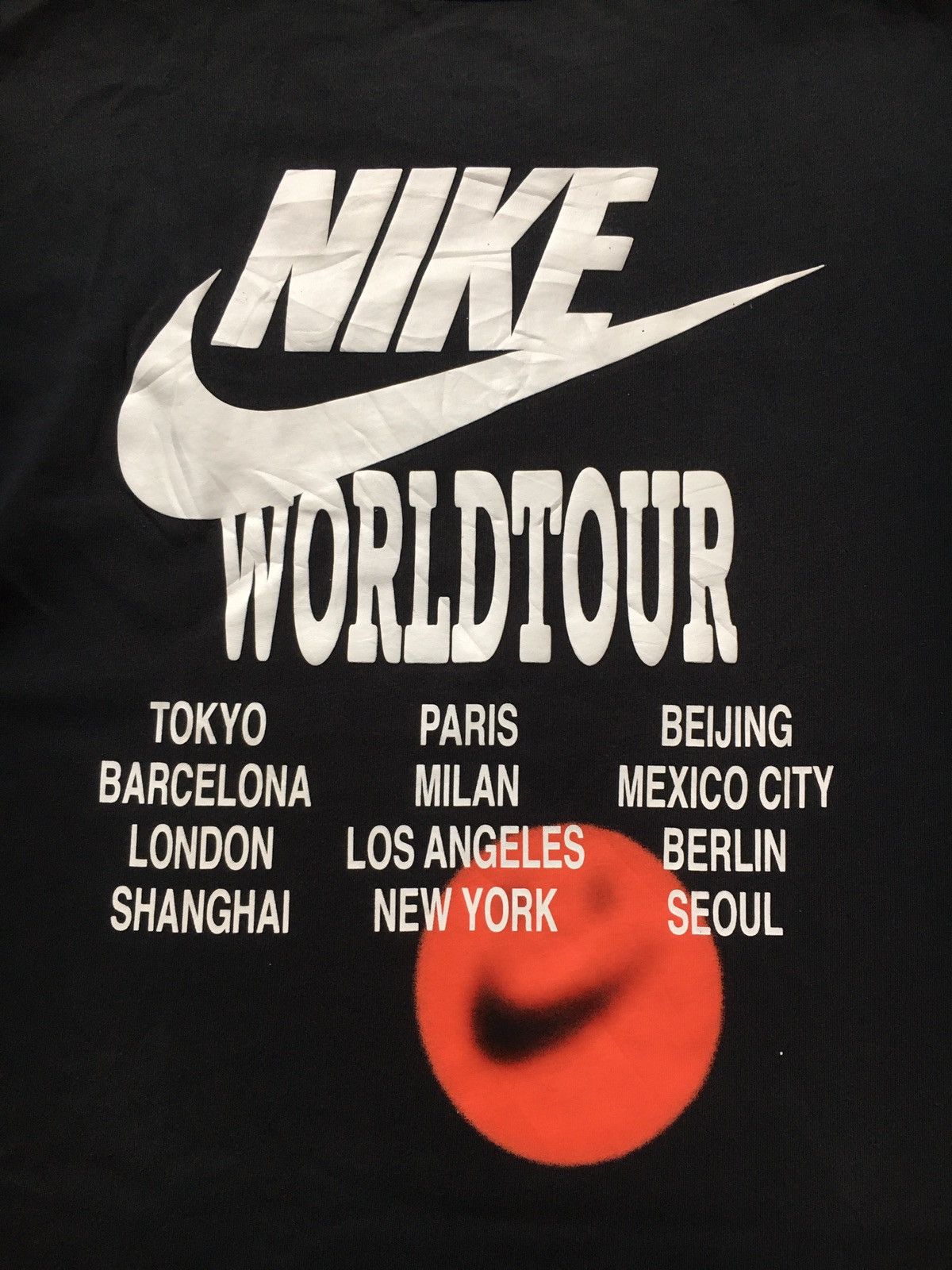 Nike Nike World Tour Black T shirt Size US M / EU 48-50 / 2 - 5 Thumbnail