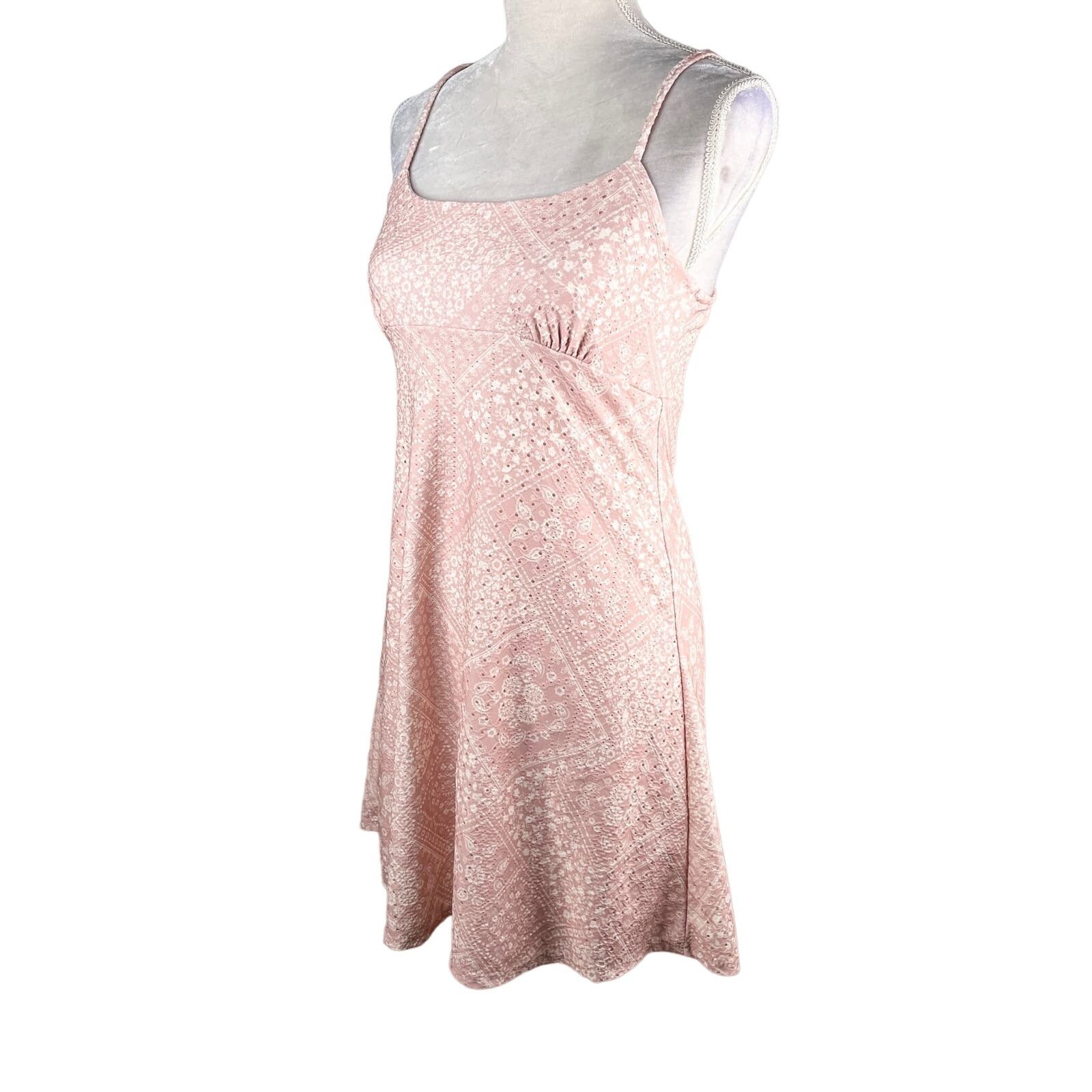 Other Altar'd State Dress M Pink Cream Adjustable Straps Mini Size M / US 6-8 / IT 42-44 - 13 Thumbnail