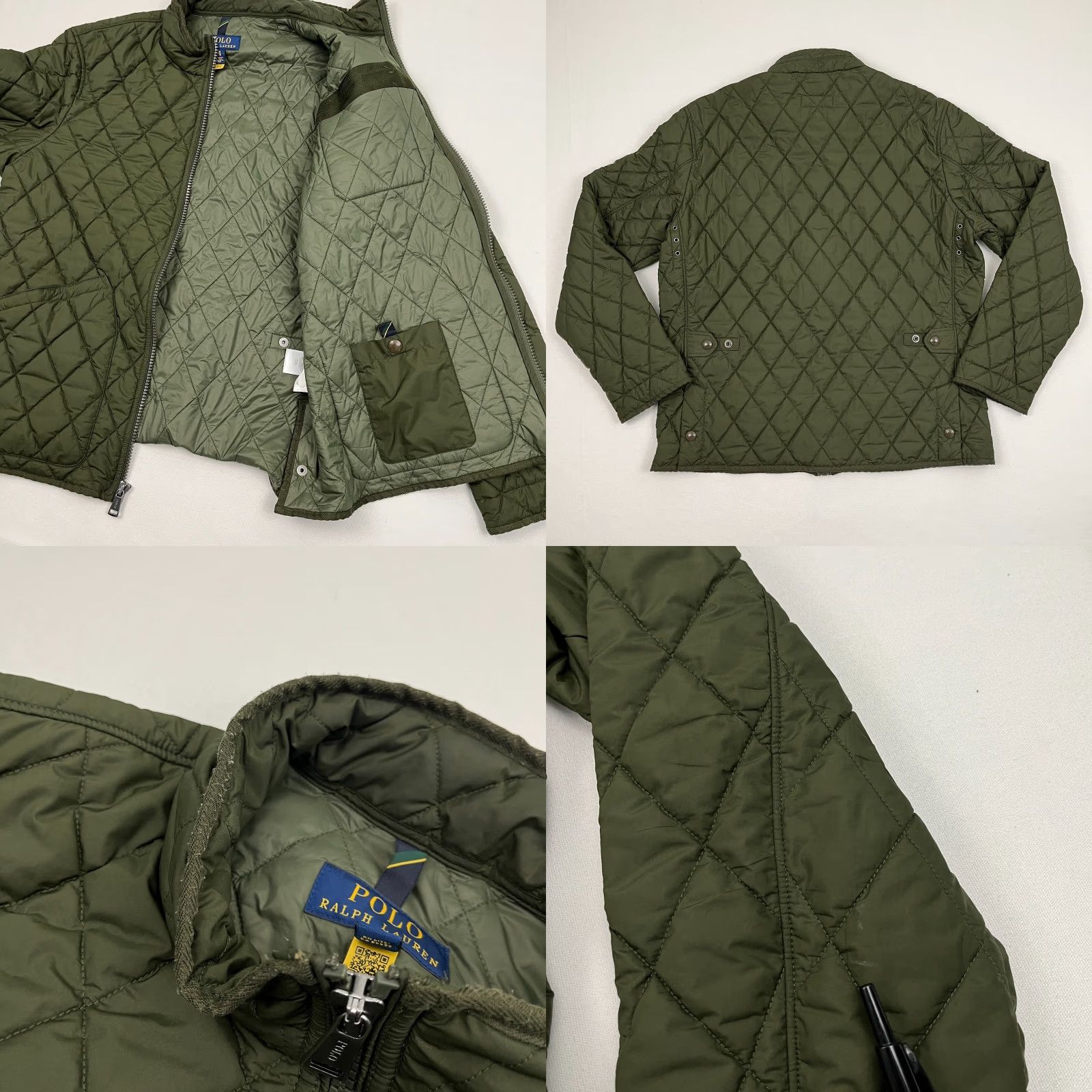 Polo Ralph Lauren Polo Ralph Lauren Newbury Jacket Mens XL Green Diamond Quilted Field Heritage Size US XL / EU 56 / 4 - 8 Thumbnail