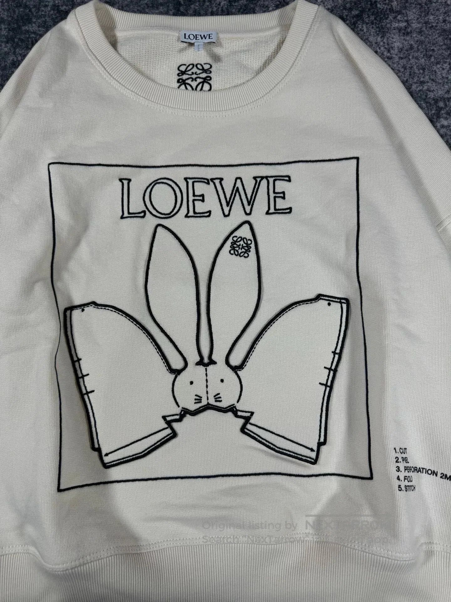 Loewe Loewe Rabbit Embroidery Short Sweatshirt. Size US S / EU 44-46 / 1 - 3 Thumbnail