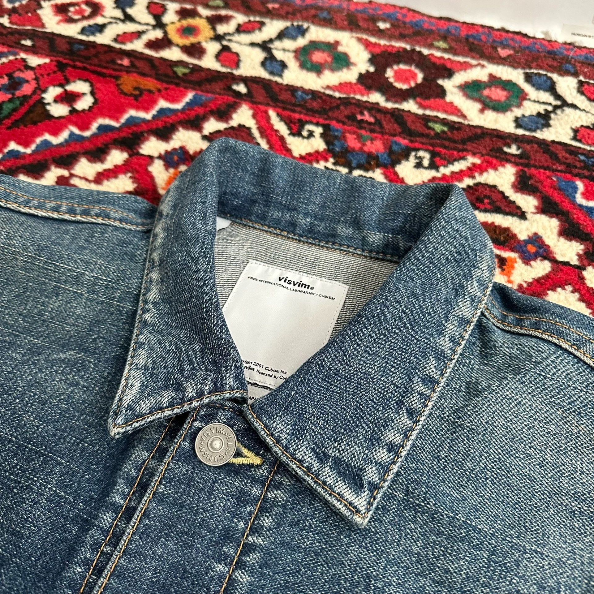 Visvim visvim 14aw 103 JKT Denim Jacket Size US M / EU 48-50 / 2 - 3 Thumbnail