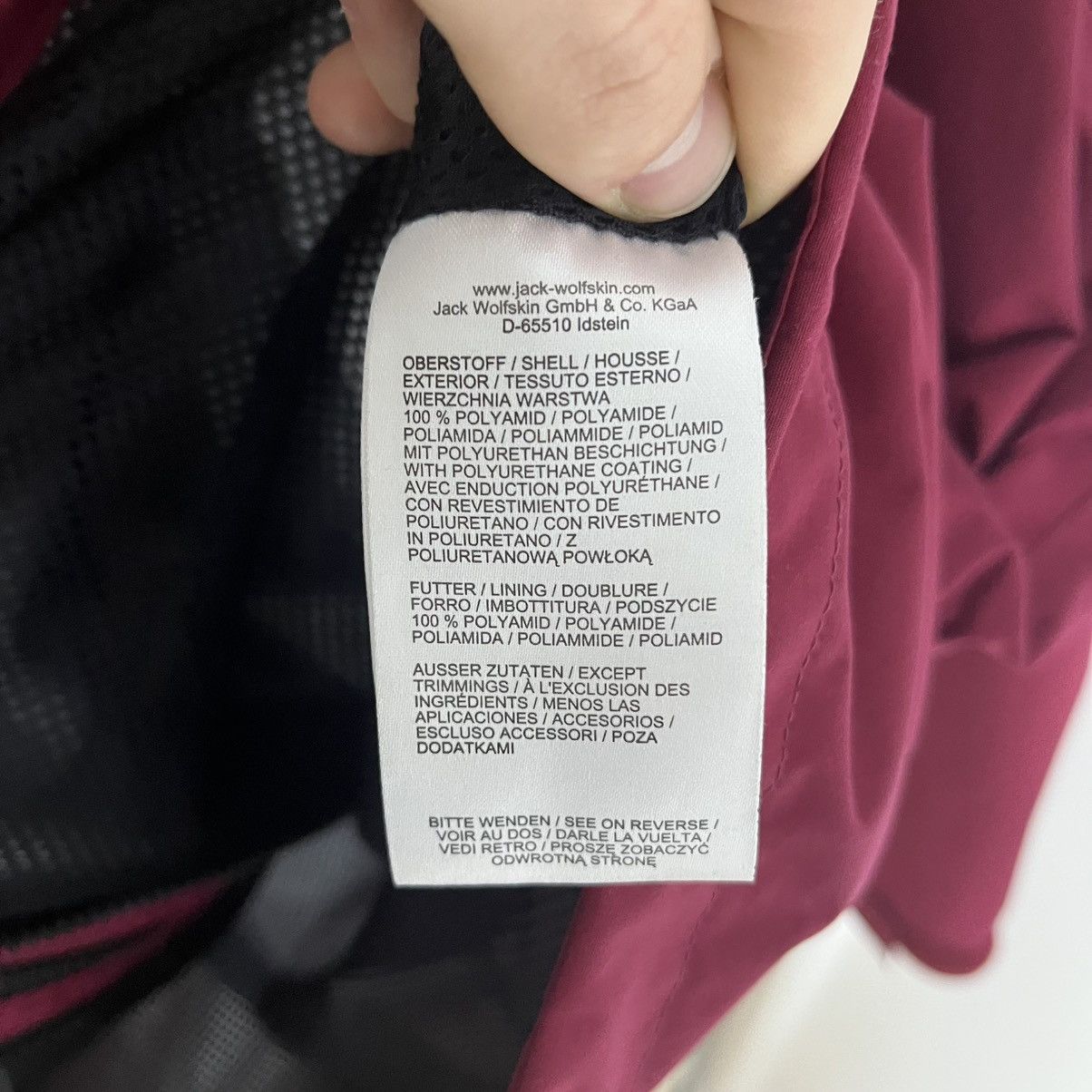 Jack Wolfskin Jack Wolfskin Texapore Waterproof Burgundy Jacket Outdoor Size M / US 6-8 / IT 42-44 - 8 Thumbnail