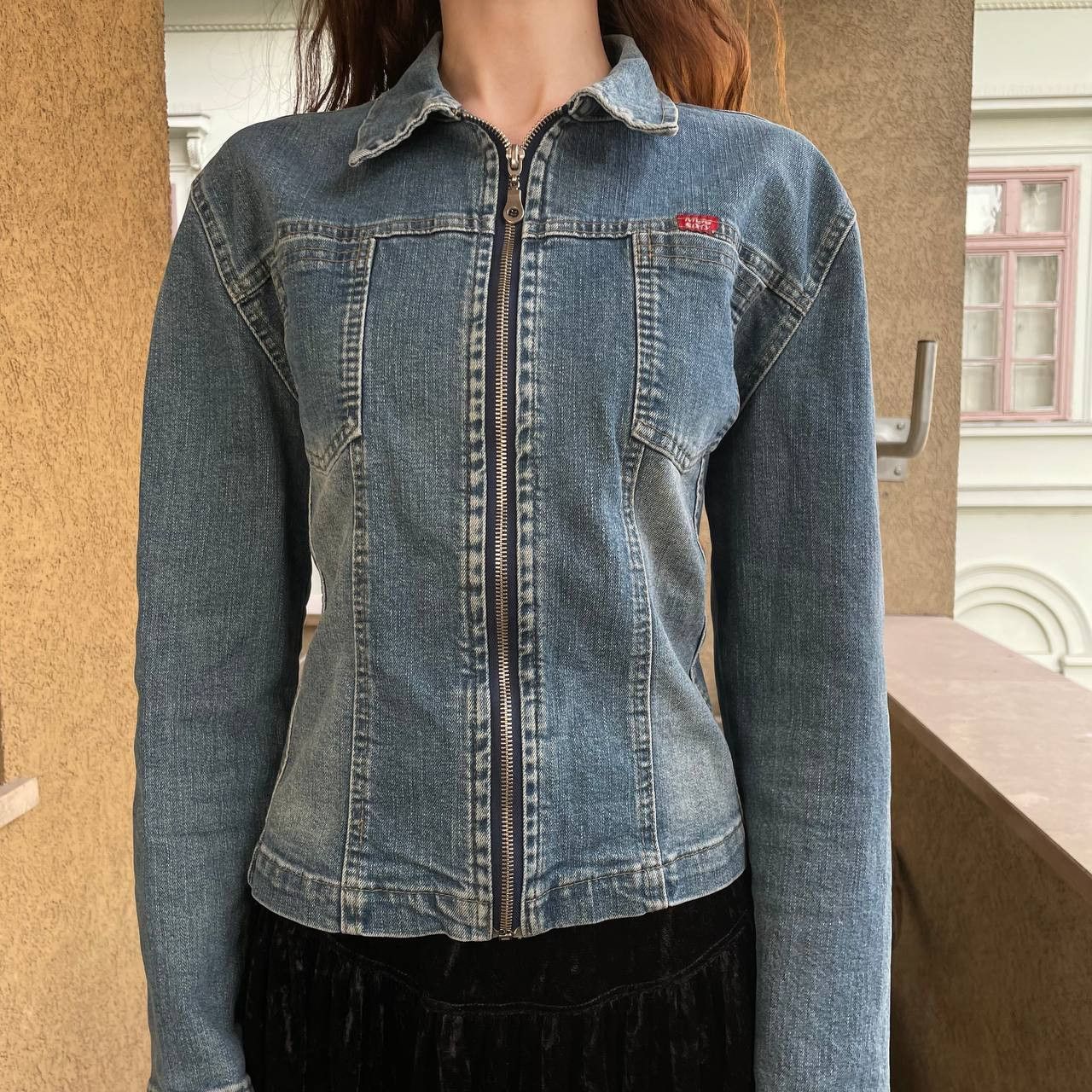 Miss Sixty early-2000s Vintage Miss Sixty “IRIS” Denim Jacket Size L / US 10 / IT 46 - 1 Thumbnail