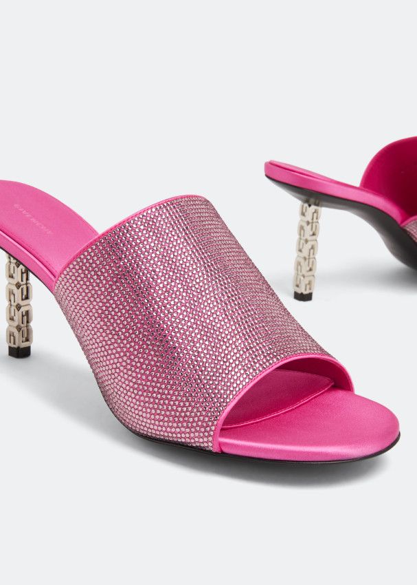Givenchy o1srvl11e0225 G Cube Mules in Pink Size US 6 / IT 36 - 2 Thumbnail