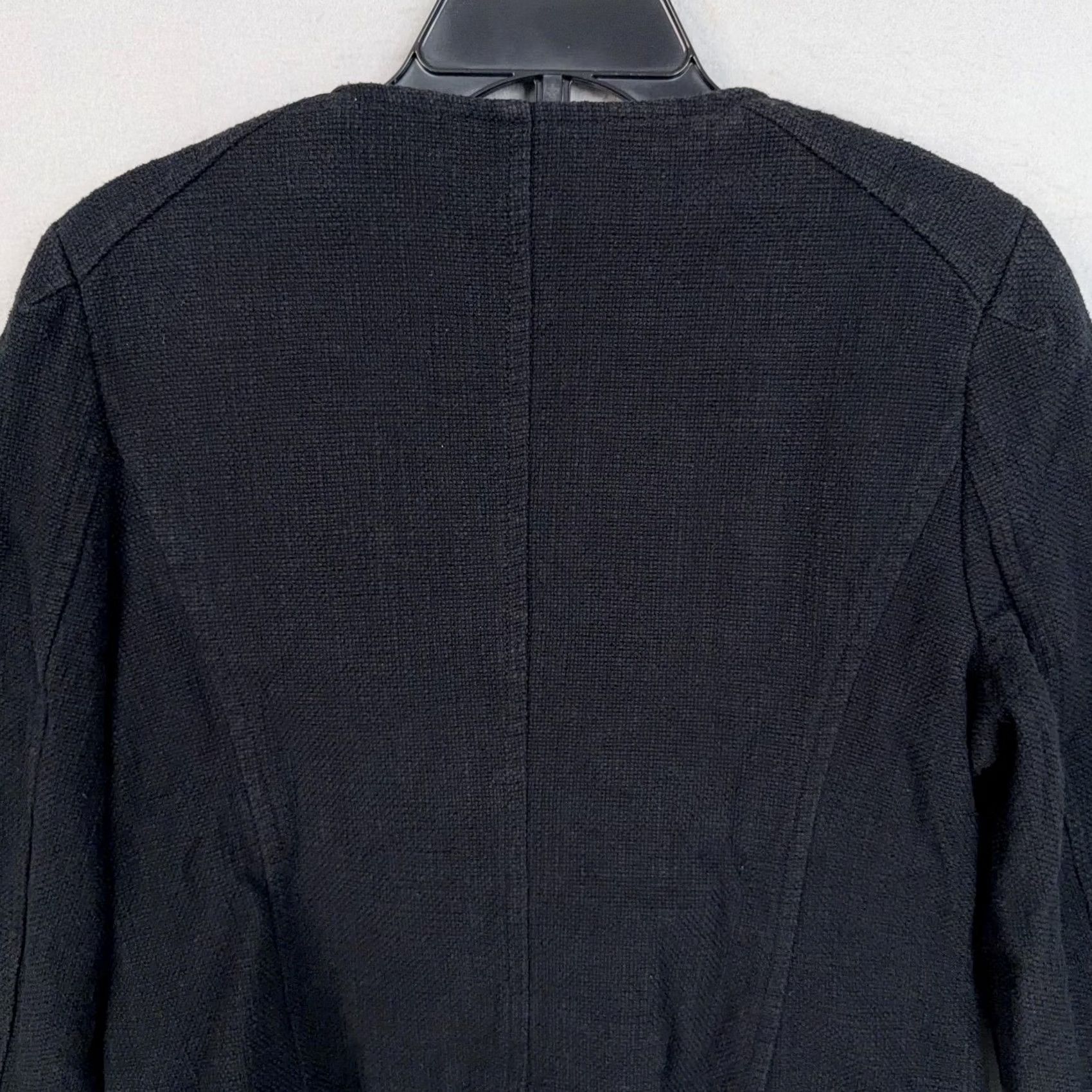 Talbots Talbots Blazer Womens 14 Black Eight Button Military Short Jacket Career Size XL / US 12-14 / IT 48-50 - 7 Thumbnail