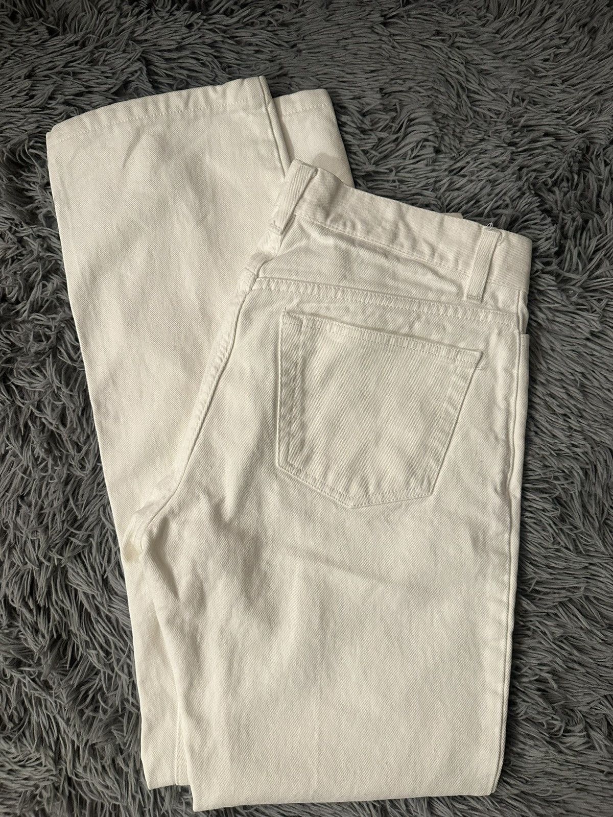 Helmut Lang Helmut Lang White Denim Pants Size US 30 / EU 46 - 2 Thumbnail