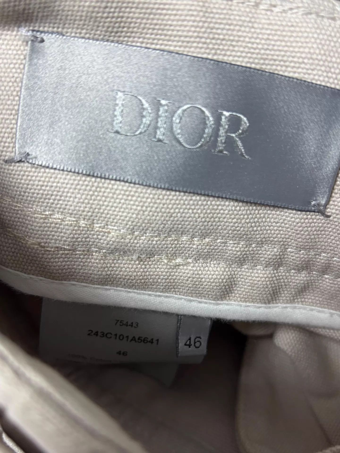 Dior Dior Men's Off-White Work Pants 46 Size US 30 / EU 46 - 3 Thumbnail