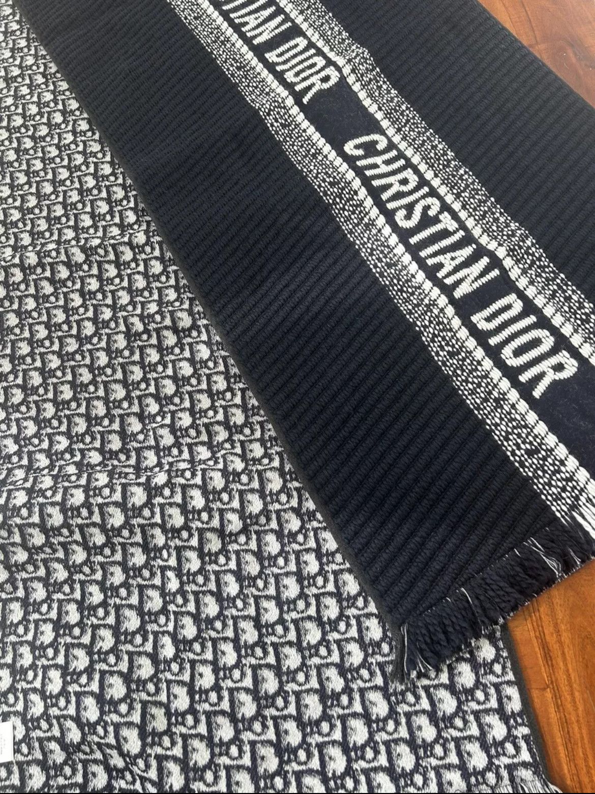 Dior Christian Dior reversible oblique wool scarf | Unisex Size ONE SIZE - 1 Thumbnail