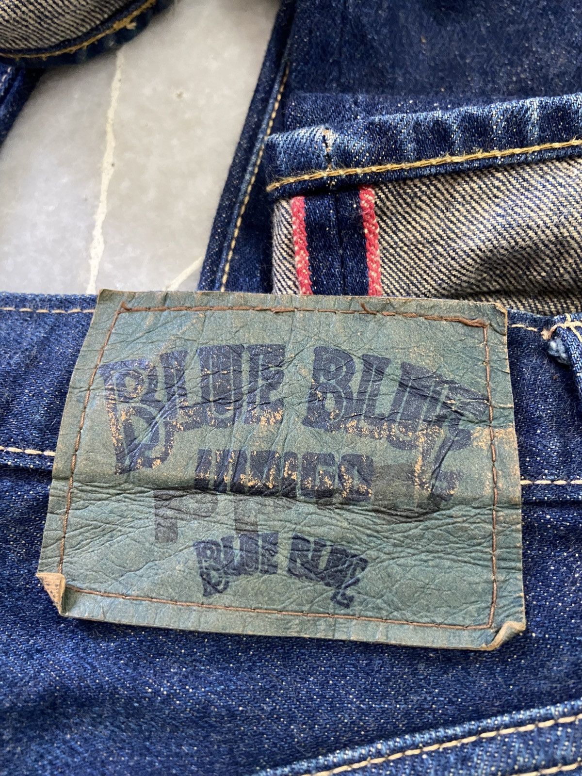 Blue Blue Japan Japan Blue Jeans Indigo Selvedge Denim Jeans Size US 31 - 4 Thumbnail