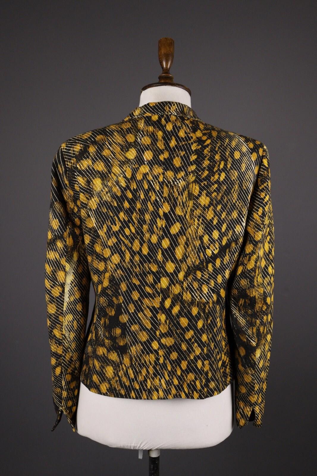 Designer Max Mara Leopard Blazer Jacket Size I 46 / GB 14 / USA 12 Size M / US 6-8 / IT 42-44 - 5 Thumbnail