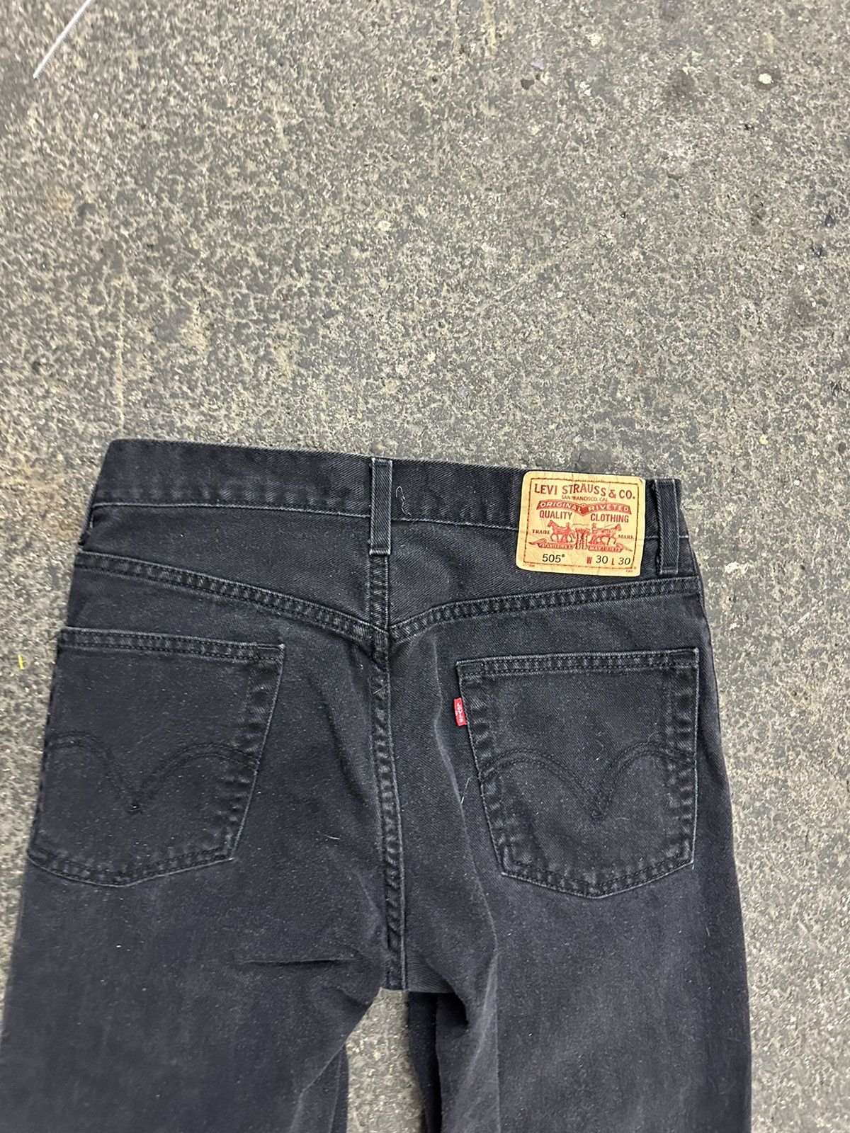 Other Y2K Levi’s black 505 jeans Size US 30 / EU 46 - 4 Thumbnail