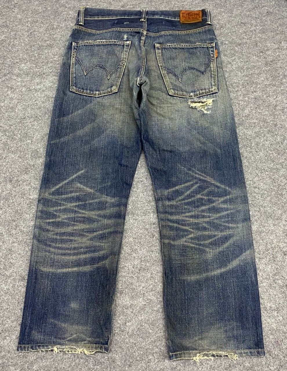 Edwin Vintage Edwin Selvedge Redline Distressed Denim Size US 31 - 2 Thumbnail