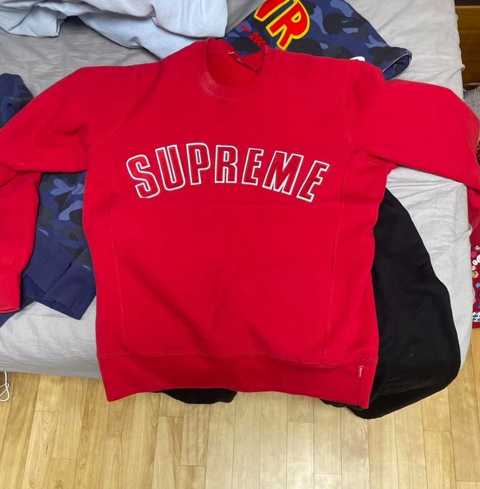 Supreme Supreme Arc Logo Sweater Grailed