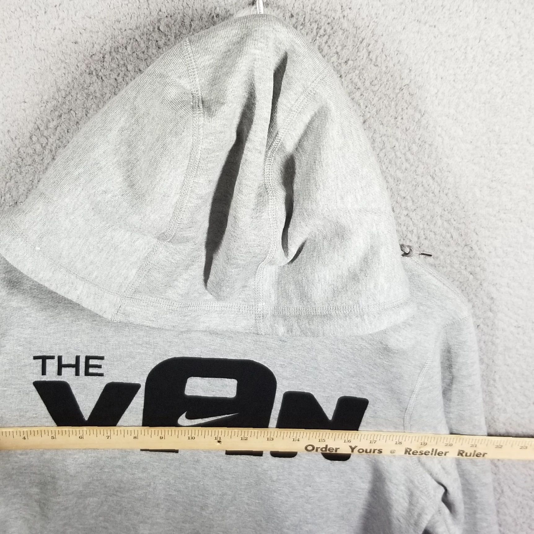 Nike VINTAGE Nike Hoodie Pullover Adult Medium Gray Nike Swoosh Streetwear 90s All Seasons Mens Size US M / EU 48-50 / 2 - 6 Thumbnail