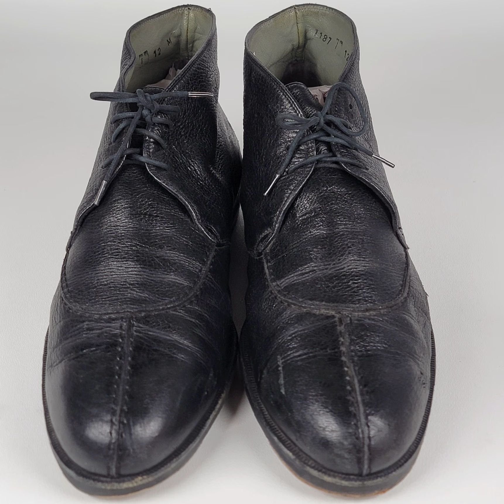 Vintage Lorenzo Banfi Chukka Boots Leather Brown 12M Women’s Italy Casual Boots Size US 12 / IT 42 - 2 Thumbnail