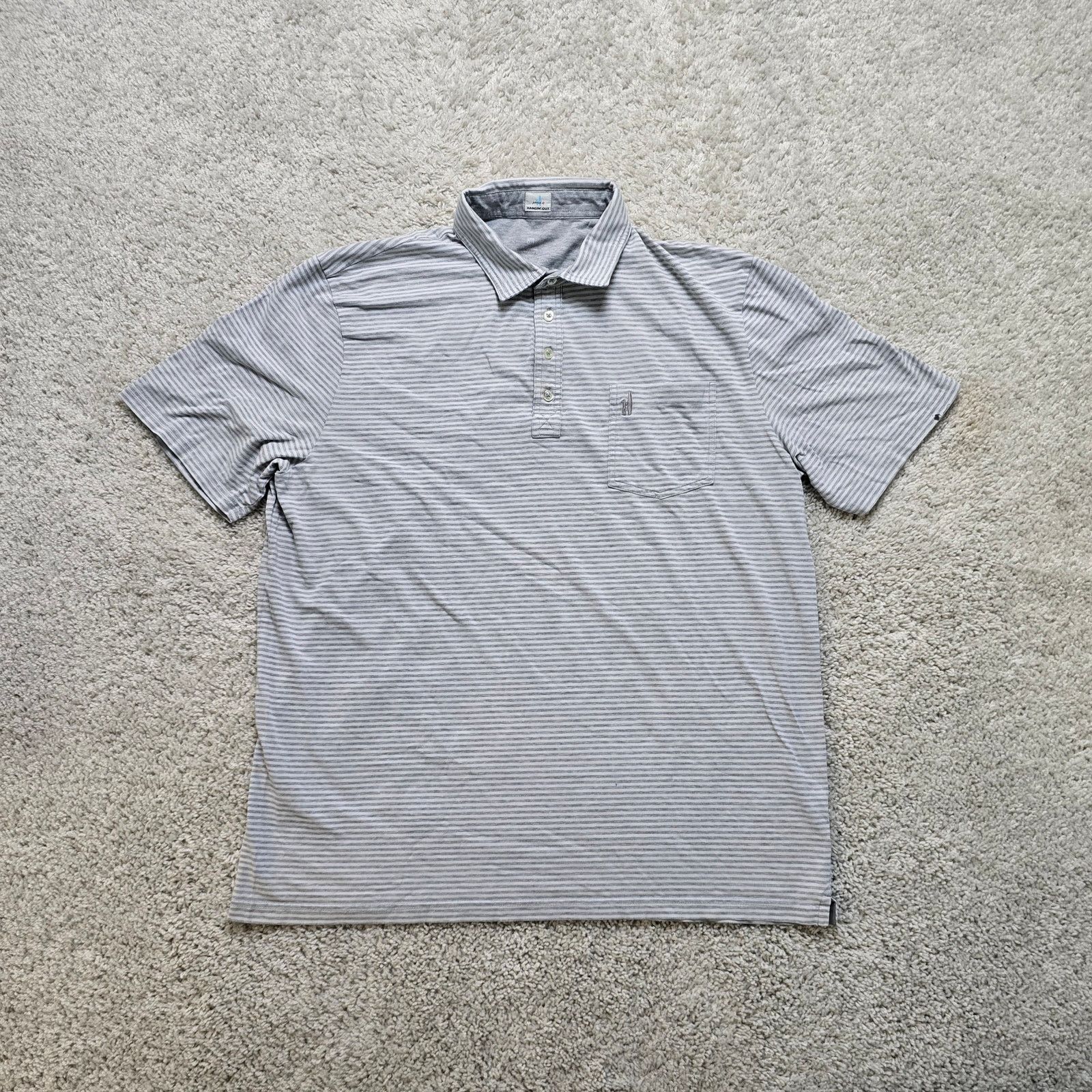 Other Johnnie-O Mens Performance Golf Stretch Polo XXL 2XL Grey Size US XXL / EU 58 / 5 - 1 Thumbnail