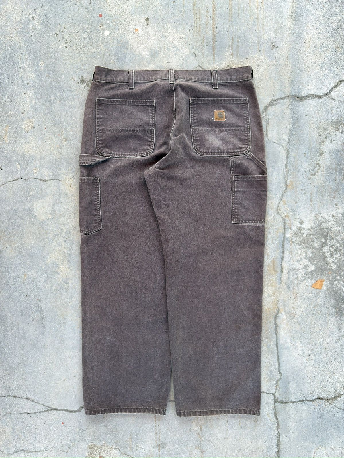 Carhartt × Vintage Vintage 2000s Carhartt Dark Brown Pants Size US 35 - 2 Thumbnail