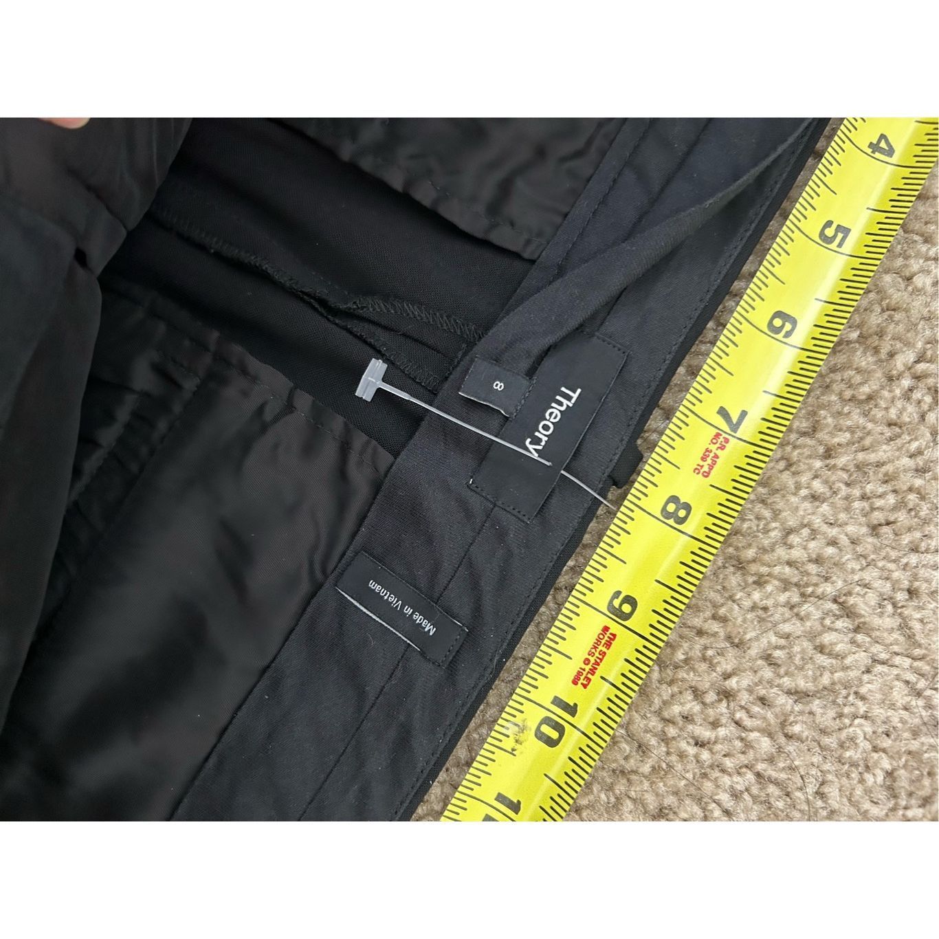 Theory Theory Wool Black Dress Pants, Size 8, MSRP $245 Size 30" / US 8 / IT 44 - 4 Thumbnail