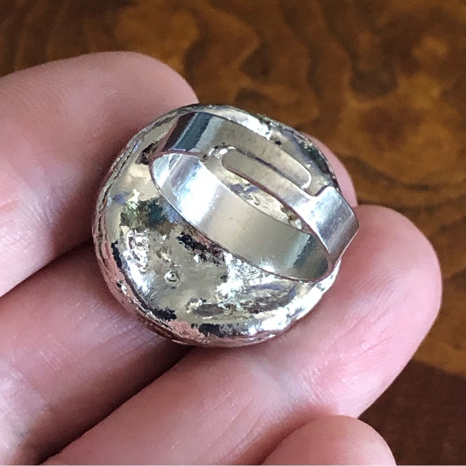 Vintage Vintage light lemon halo stone ring Size ONE SIZE - 6 Thumbnail