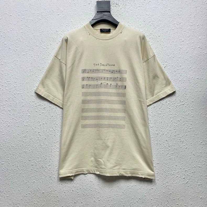 Balenciaga Balenciaga Band joint limited note short sleeve T-shirt Size US S / EU 44-46 / 1 - 1 Thumbnail
