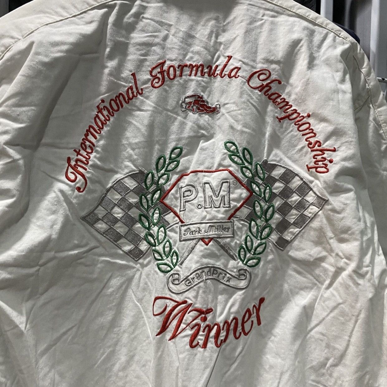 Japanese Brand Vintage Racing Spirit Park Miller Grand Prix Bomber Jacket Size US M / EU 48-50 / 2 - 5 Thumbnail