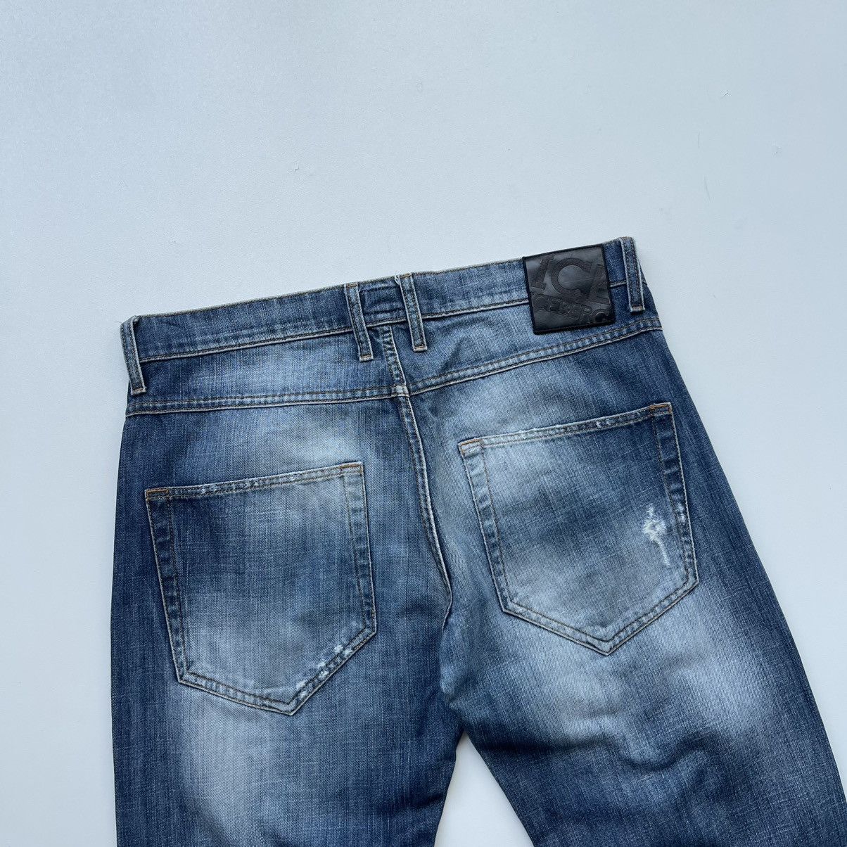 Iceberg Iceberg Ice Distressed Cotton Denim Vintage Jeans Washed Size US 33 - 5 Thumbnail