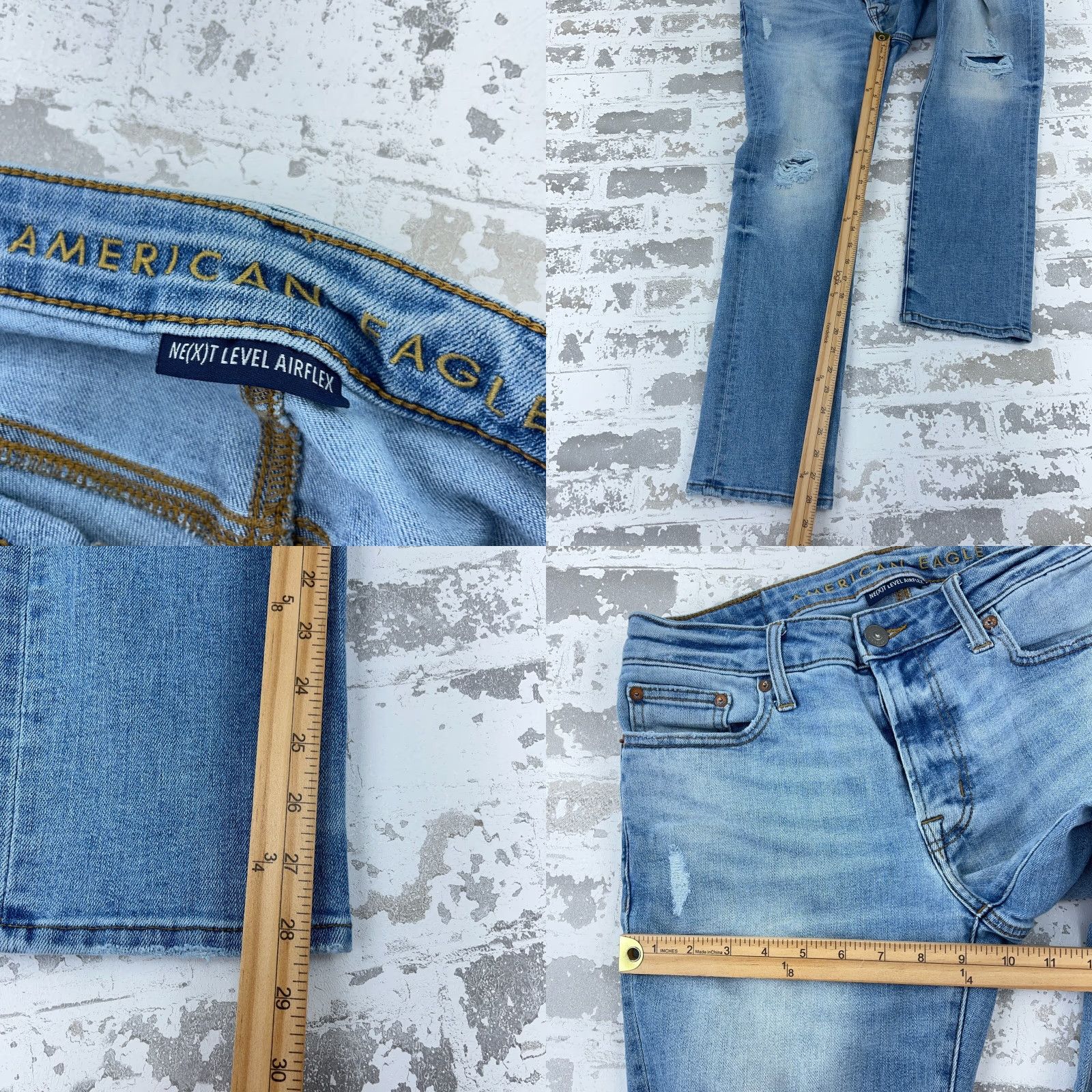 American Eagle Outfitters American Eagle Outfitters Jeans Men 30x30 Slim Straight Leg Blue Denim 5-Pocket Belt Loops Distressed? No. Classic Skater Preppy - 90s Modern N/A Size US 30 / EU 46 - 8 Thumbnail