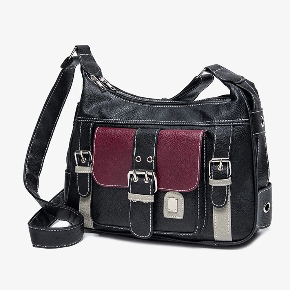 Japanese Brand × Vintage Vintage Messenger Y2K PU Leather Bag Size ONE SIZE - 4 Thumbnail