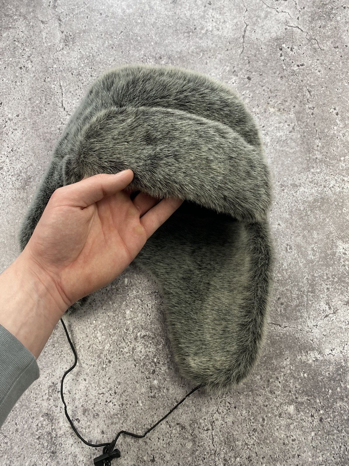 Japanese Brand × Vintage Y2K Faux Fur Ushanka Vintage Fuzzy Warm Trapper Hat Size ONE SIZE - 3 Thumbnail
