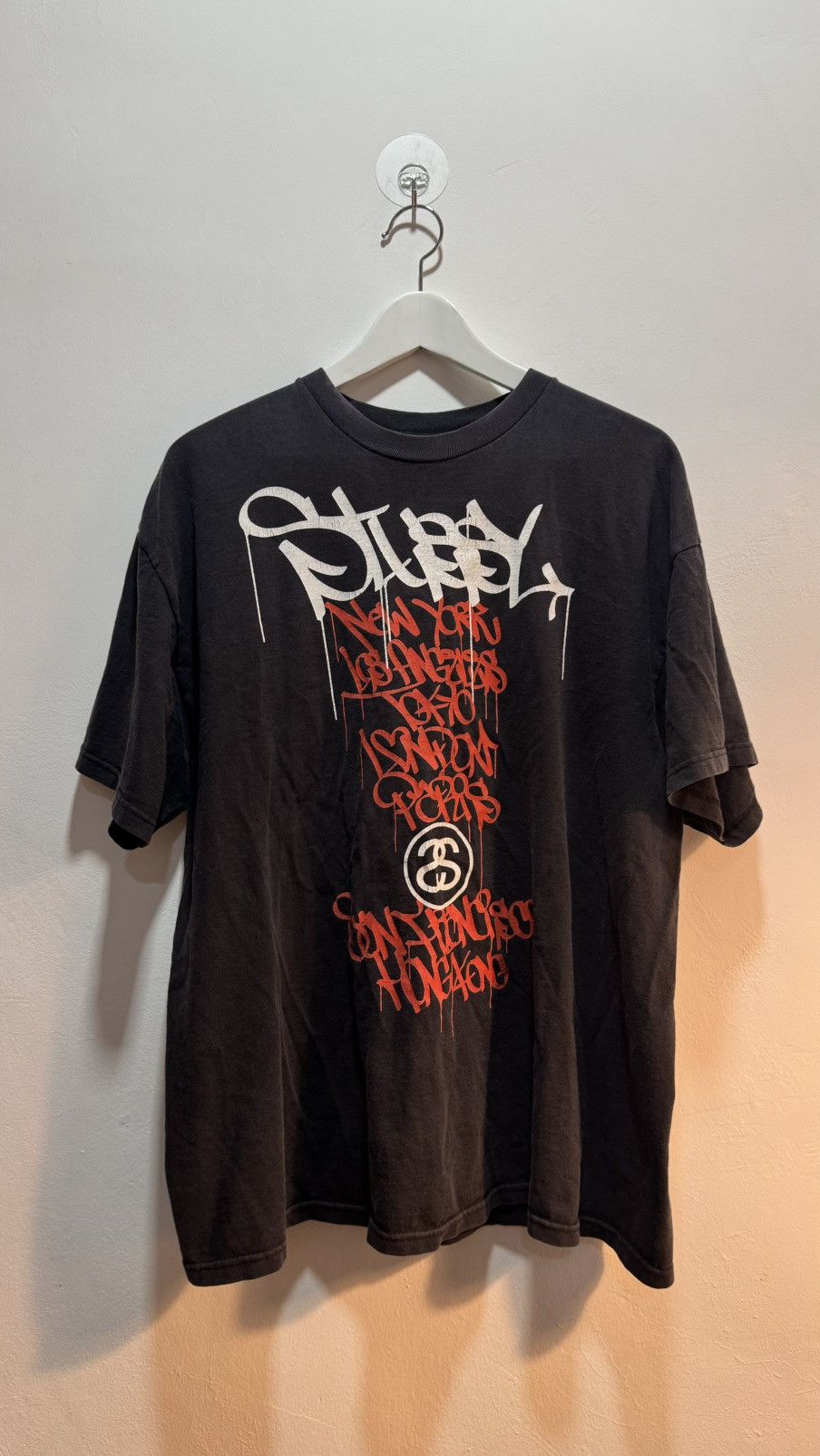 Stussy Vintage Stussy Grey PVC Tour Size US XL / EU 56 / 4 - 1 Thumbnail
