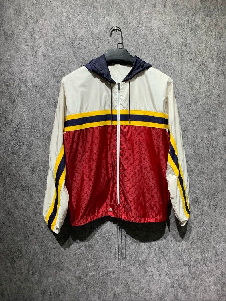 Gucci Gucci Stitching full-print hooded jacket 2502-Nextarrow Size US M / EU 48-50 / 2 - 1 Thumbnail