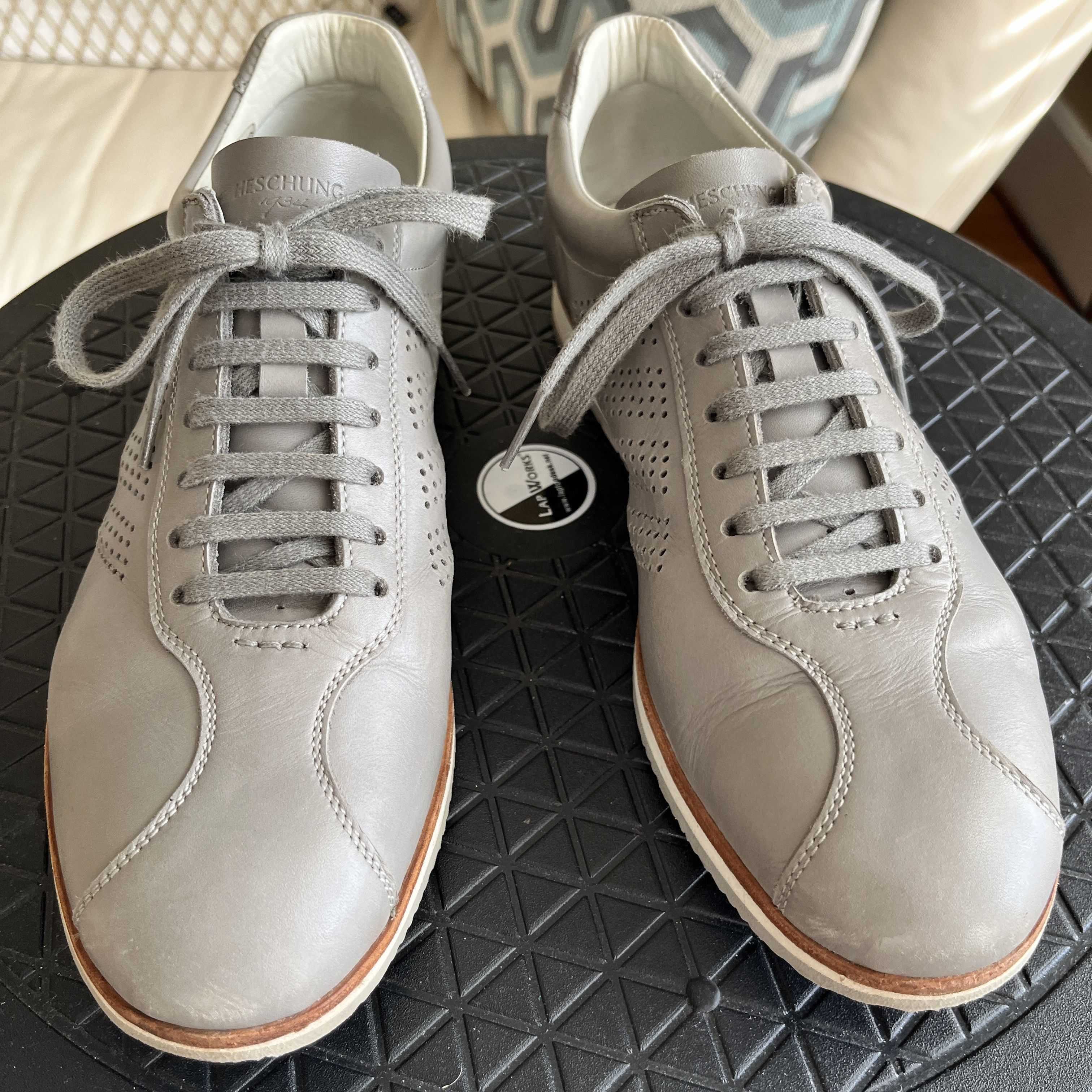 Heschung Leather Sneakers Trainers Size US 8 / EU 41 - 3 Thumbnail