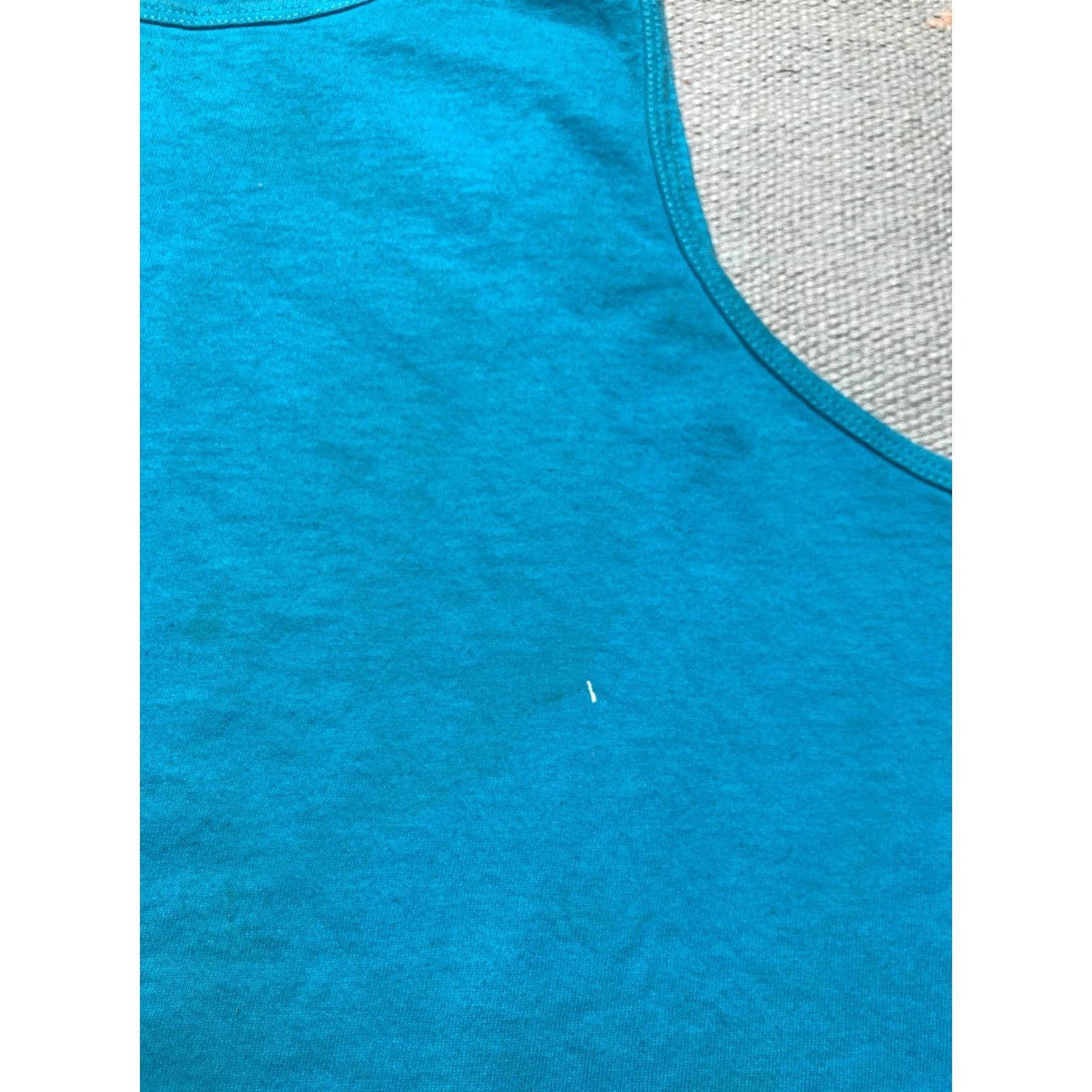 Fruit Of The Loom VINTAGE 90s Fruit of the Loom Tank Top Sleeveless T-Shirt Grunge Beach XL Blue Mens Clothing Size US XL / EU 56 / 4 - 3 Thumbnail