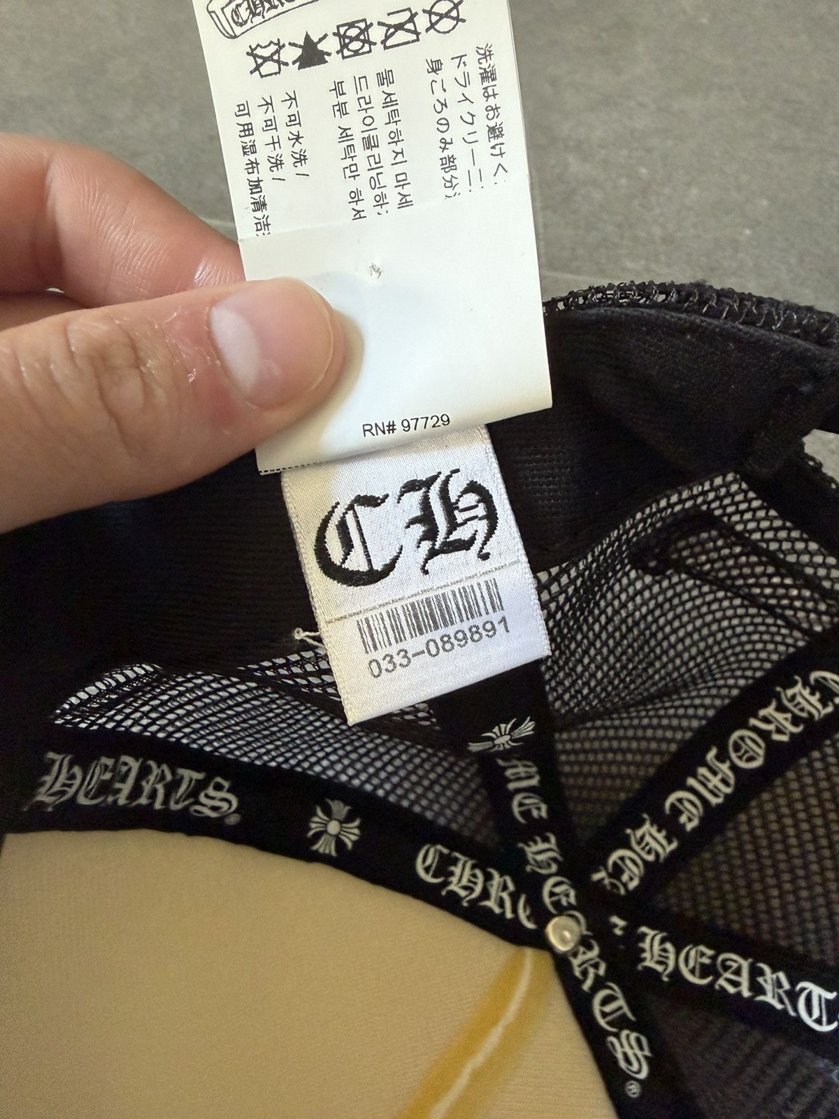 Chrome Hearts Chrome Hearts Black Eye Chart Hat Size ONE SIZE - 8 Thumbnail